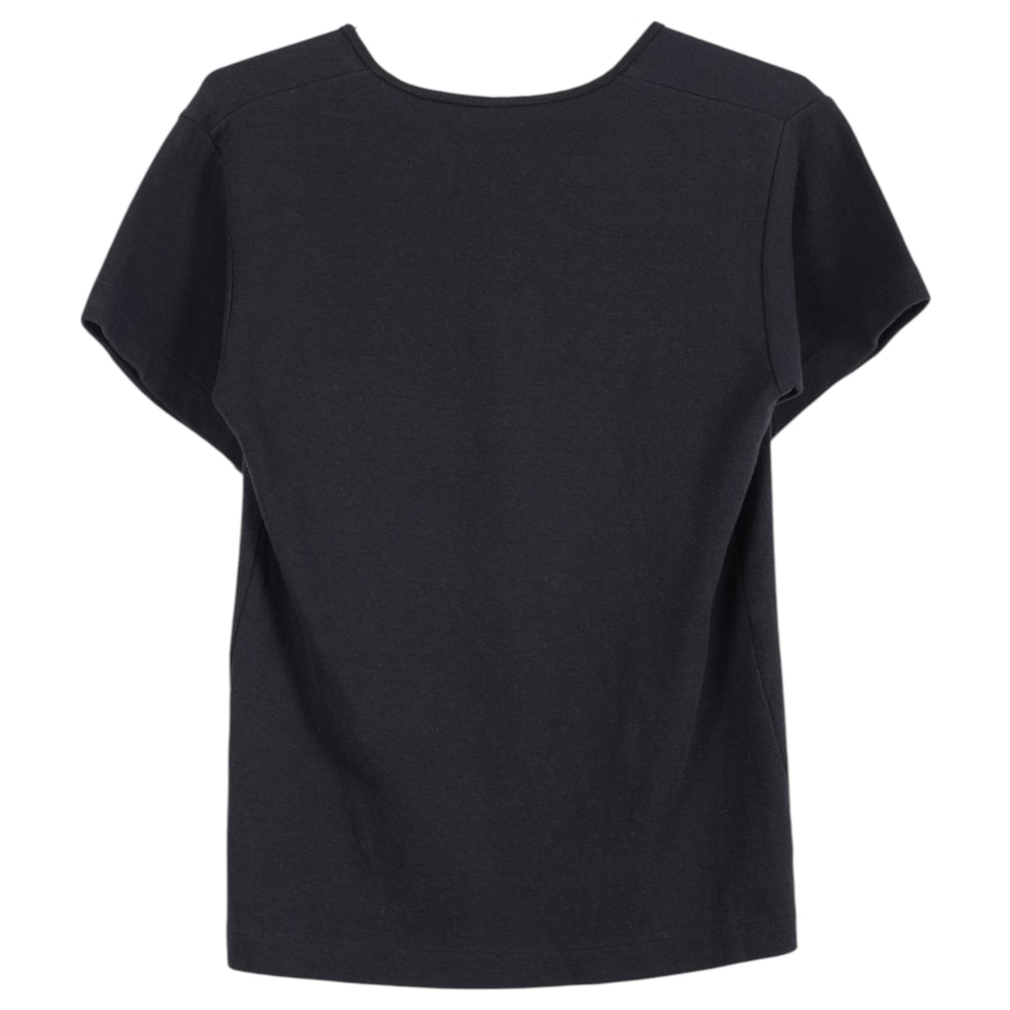 T-SHIRT CARDIGAN / BLACK