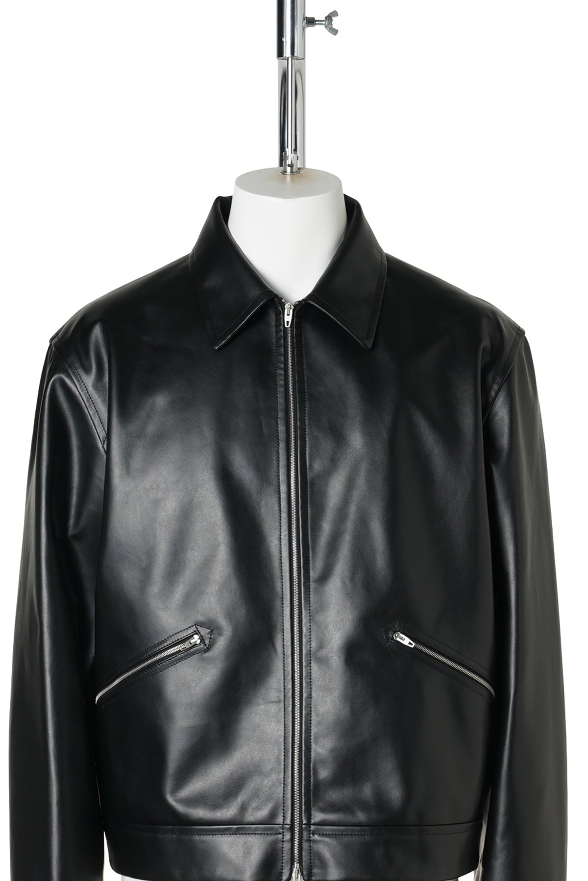 SPORTS WEAR GLOSS CALF LEATHER / 001:BLACK