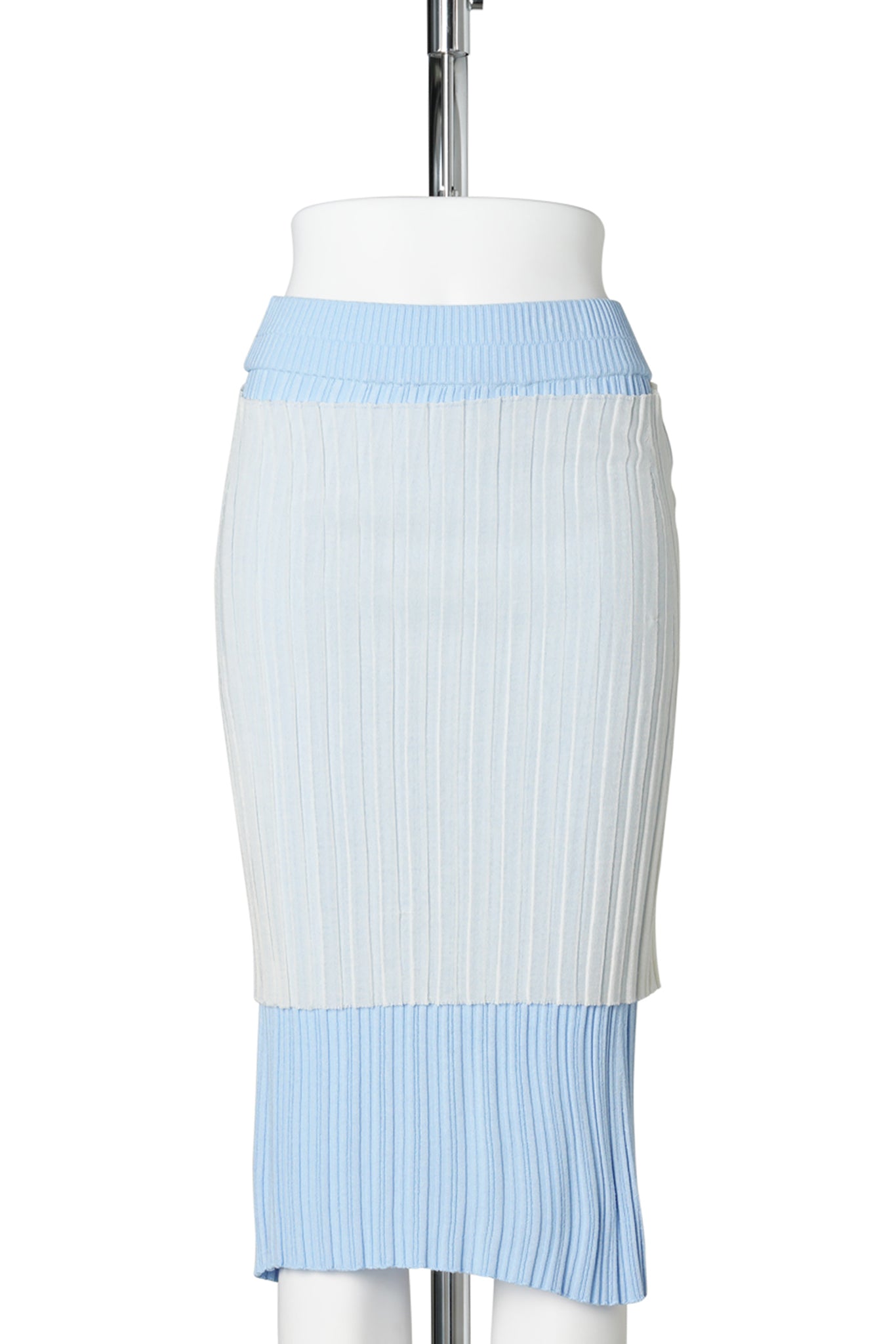 LAYERED SKIRT / BLUE