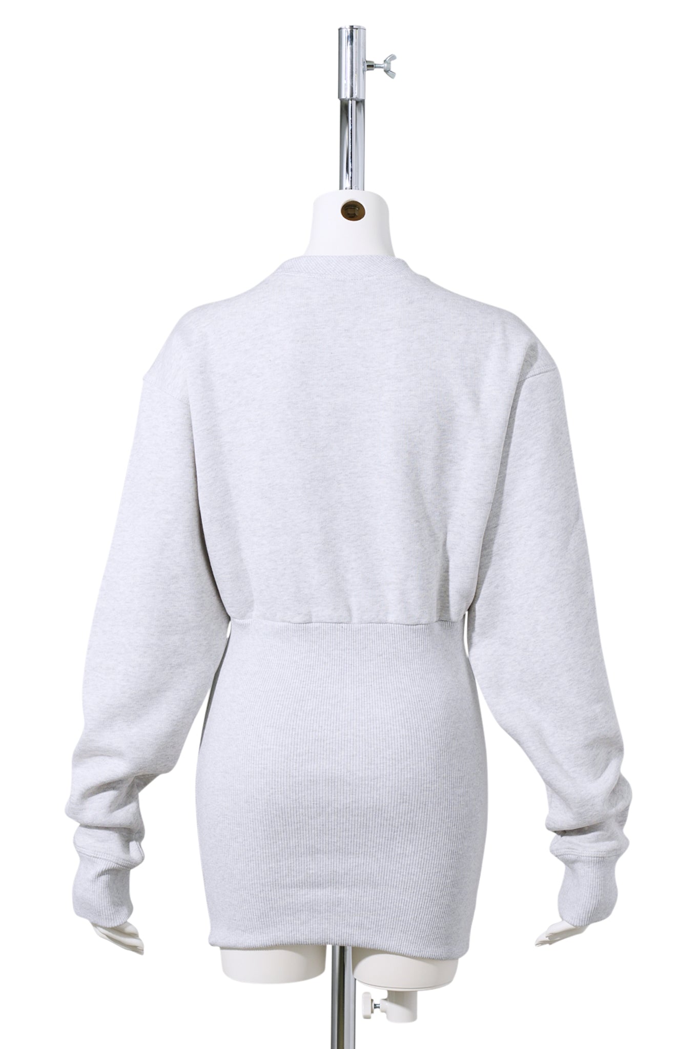 HIGH RIB SWEATER / GREY