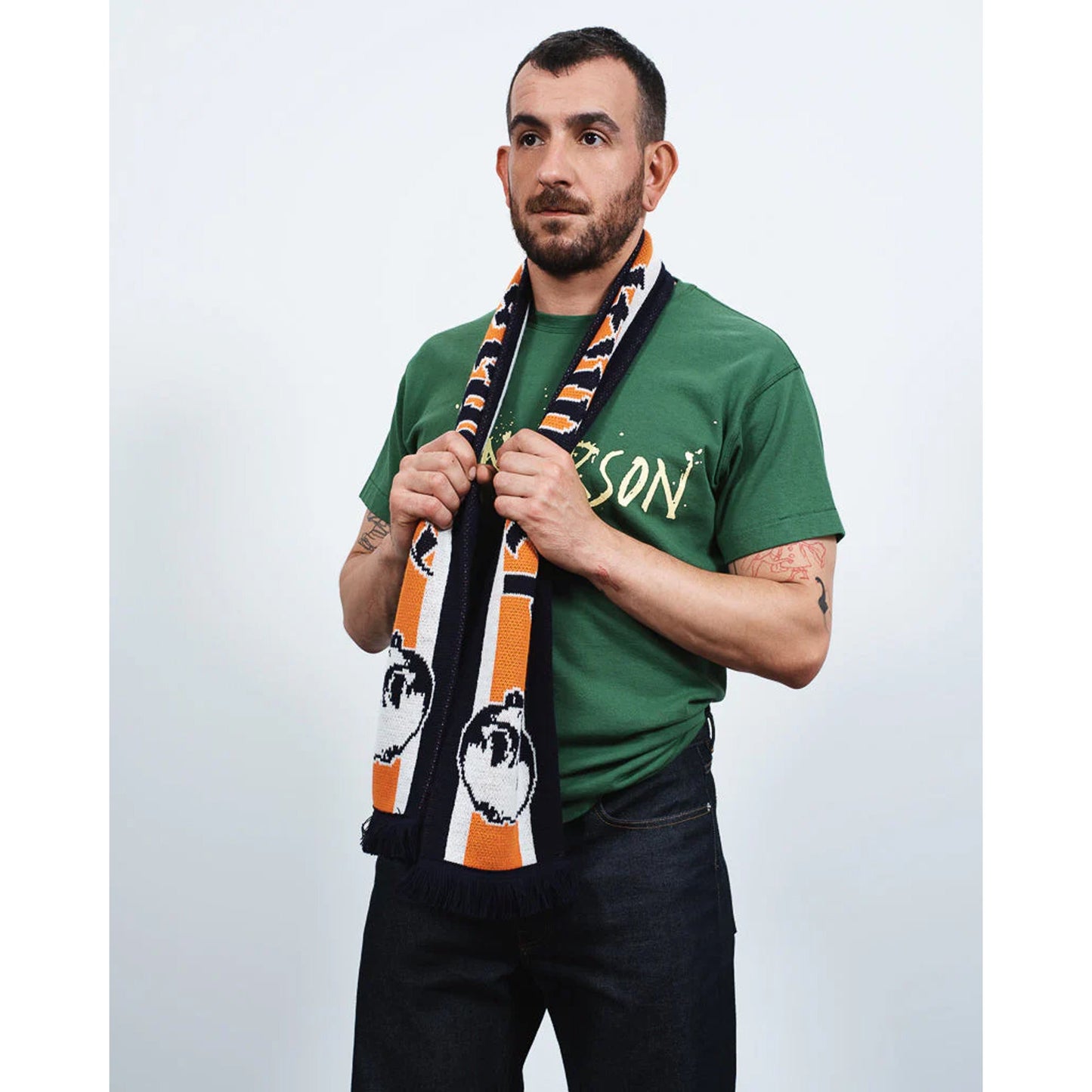 WINTER FOOTBALL SCARF / 429:ORANGE