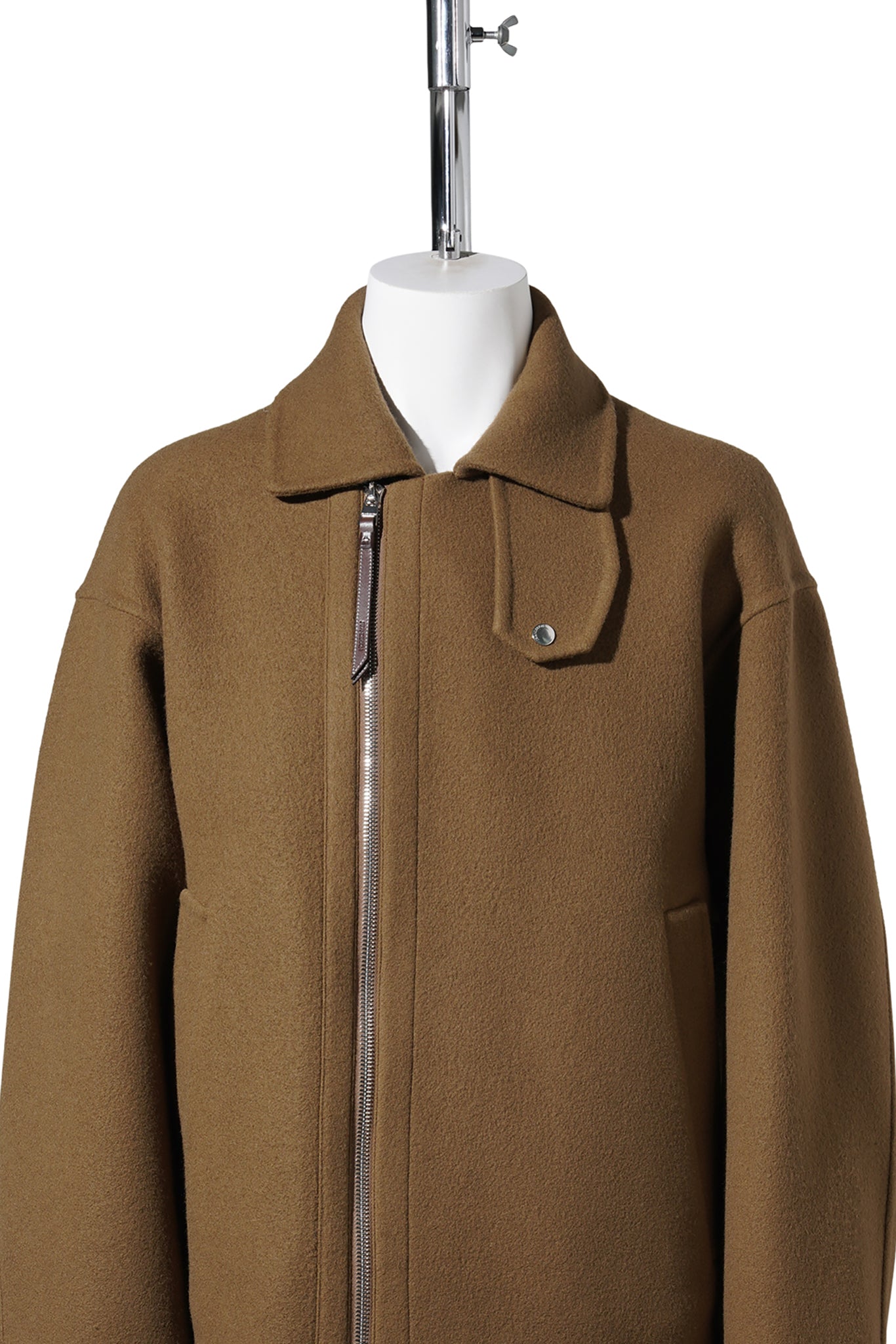 DOUBLE FACED FIRFMAN JACKET / 619:TOBACCO