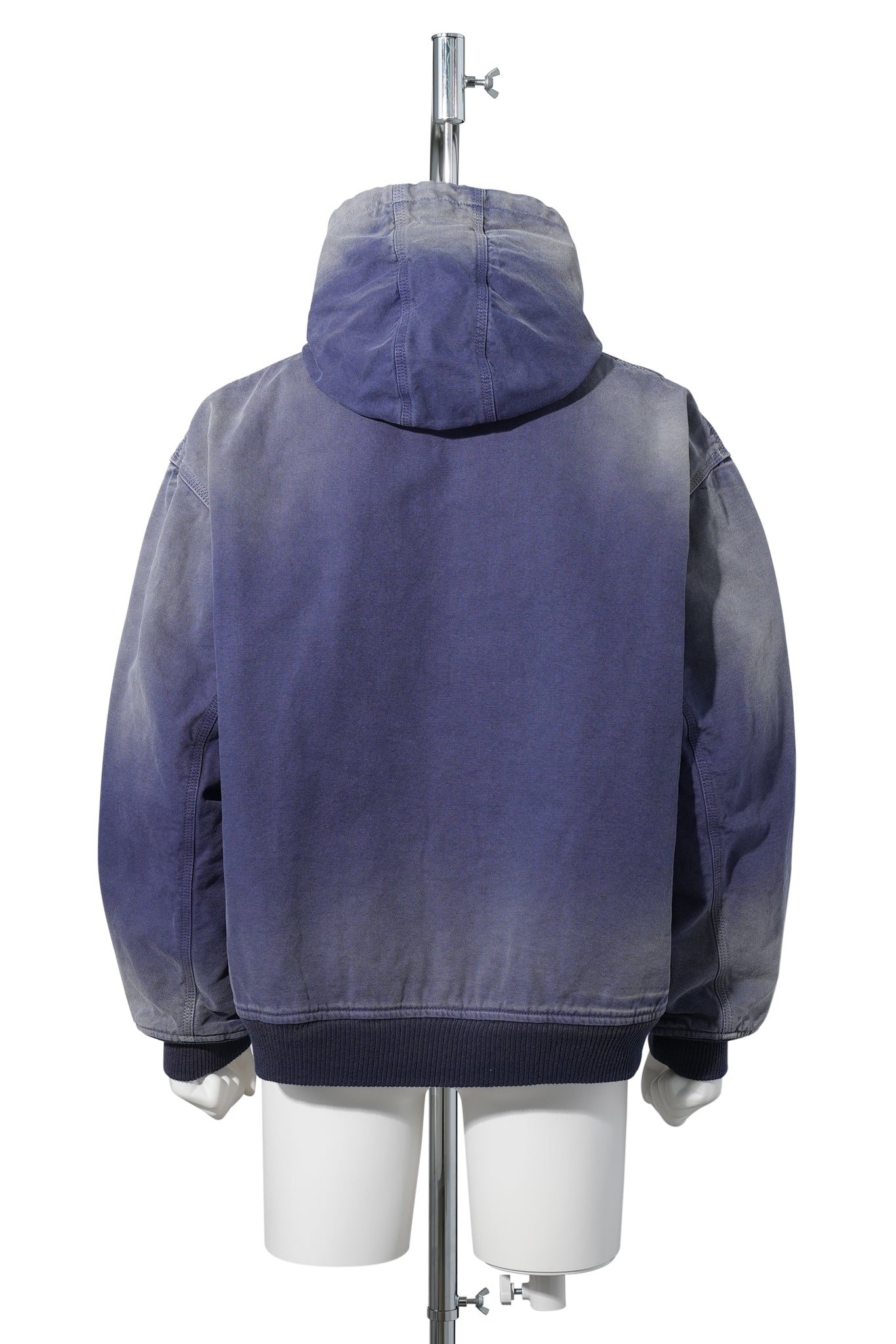 VINTAGE-EFFECT EMBROIDERED JACKET / BLUE