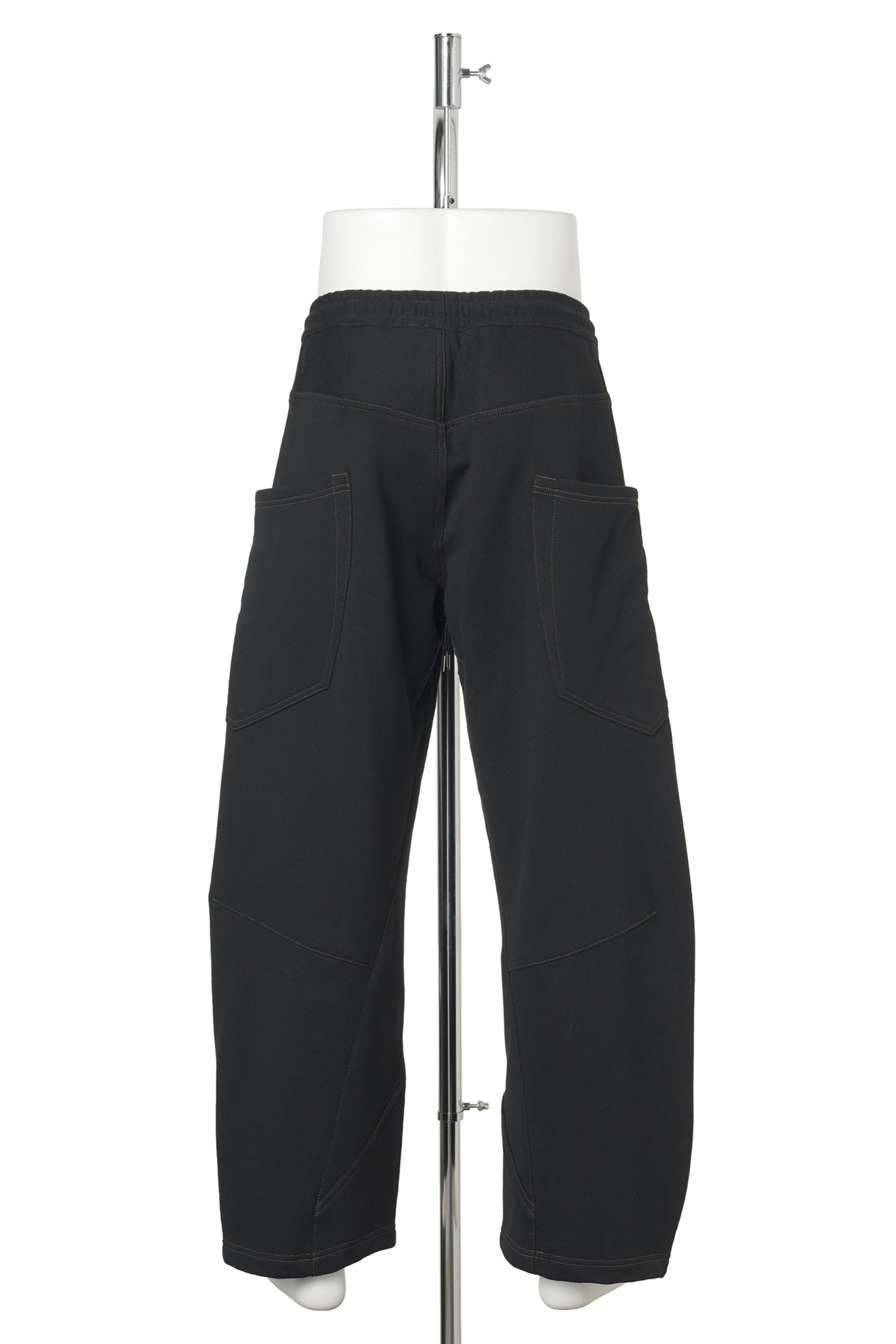 3D CUTTING SWEAT PANTS / BLACK