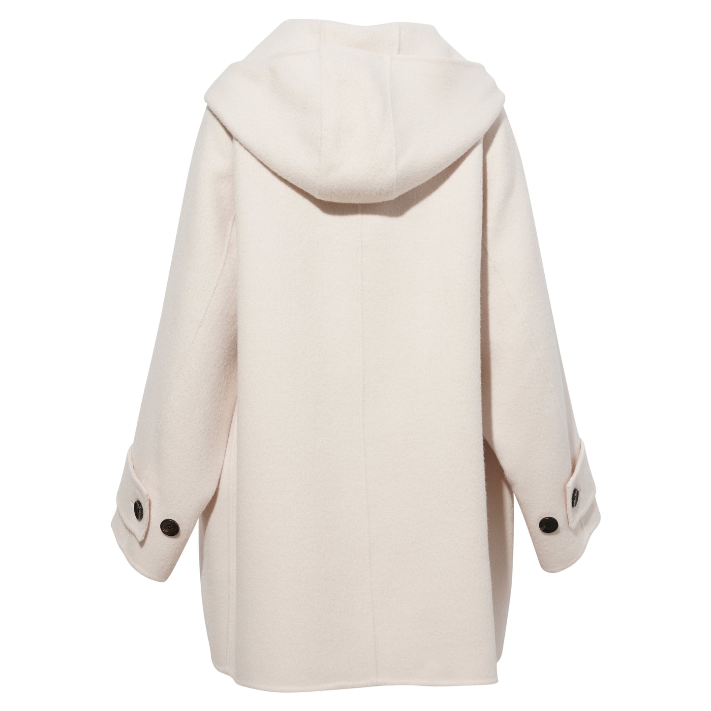 SASHA SHORT HOODIE COAT / IVORY