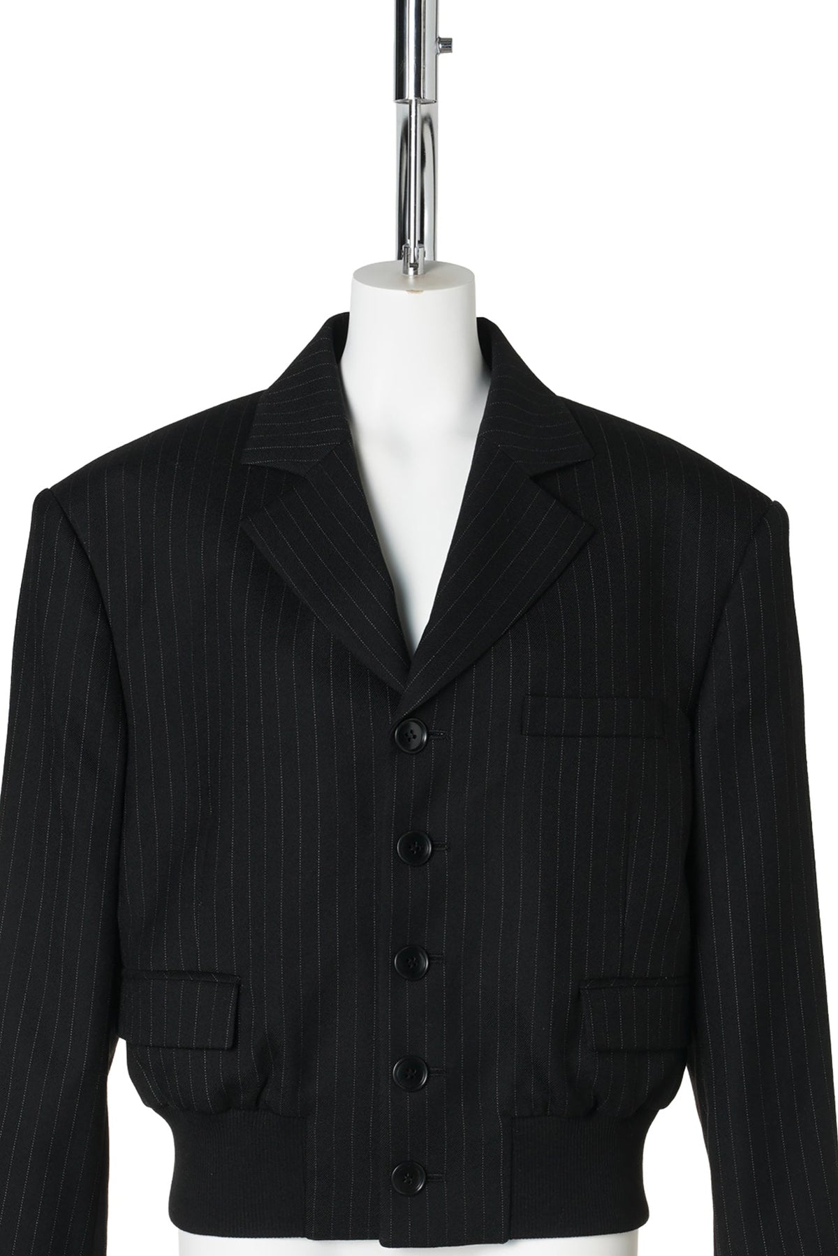 ALEX STRIPED JACKET / BLACK