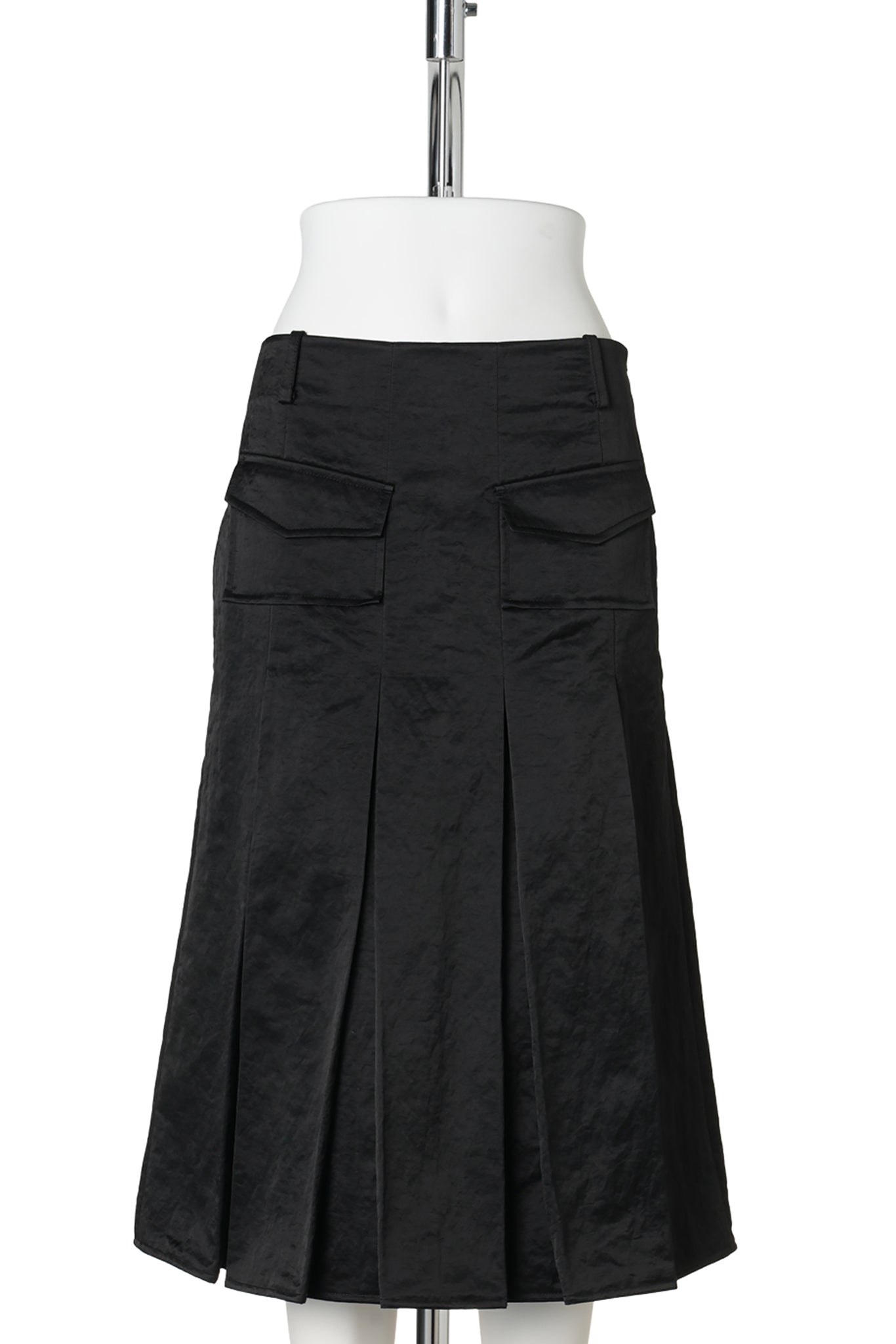 ALEX PLEATED SKIRT / BLACK