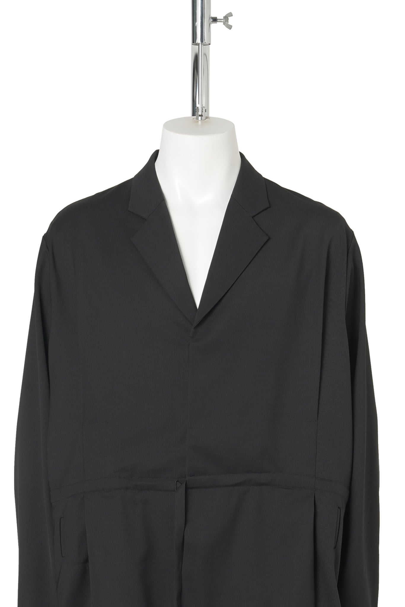LAAN GATHERED BLAZER / CROW BLACK