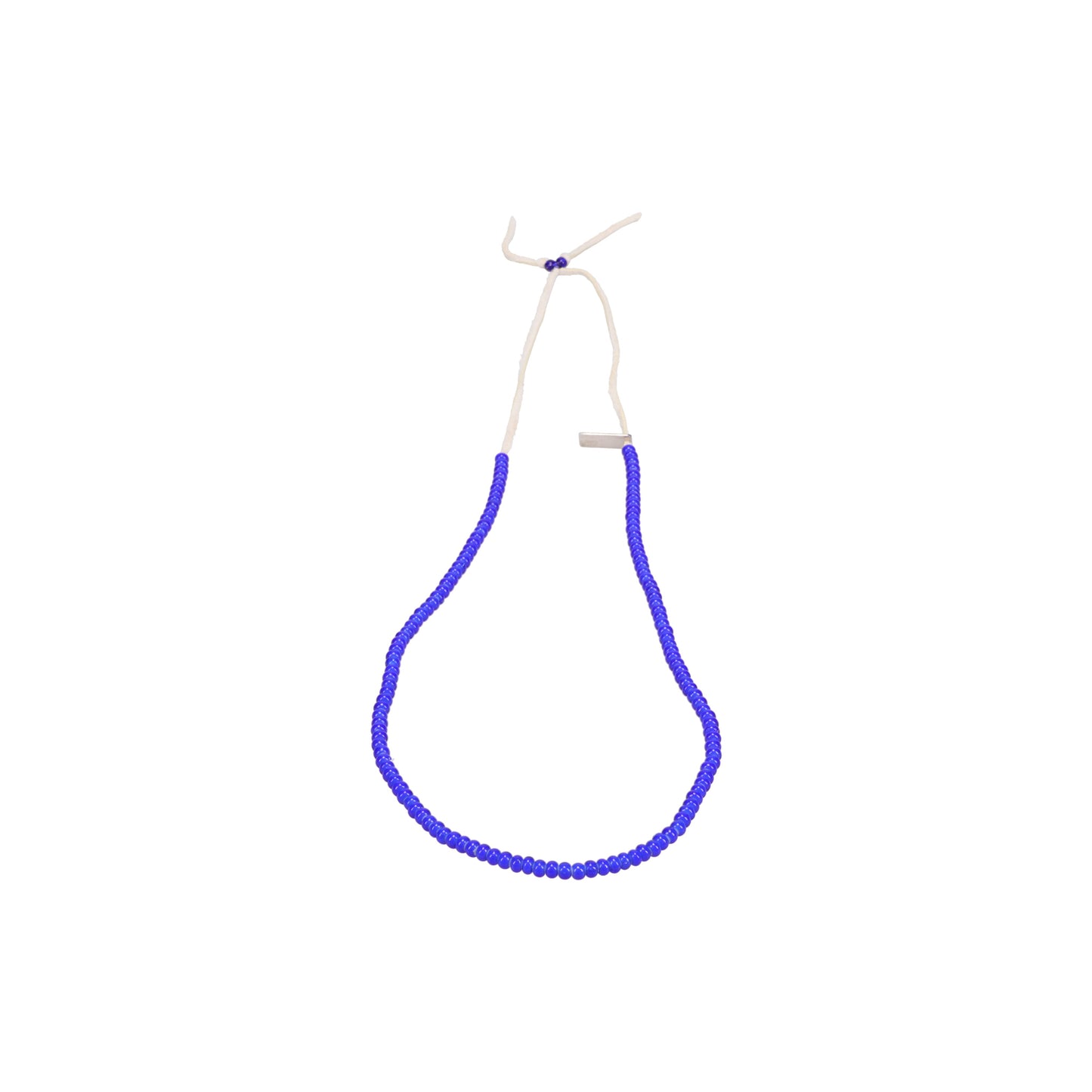 GLASS BEADED NECKLACE / BLUE