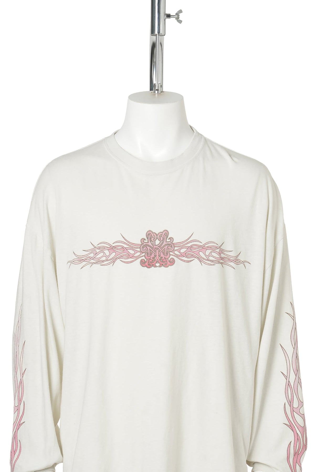 FLAME KMY L/S TEE / WHITE
