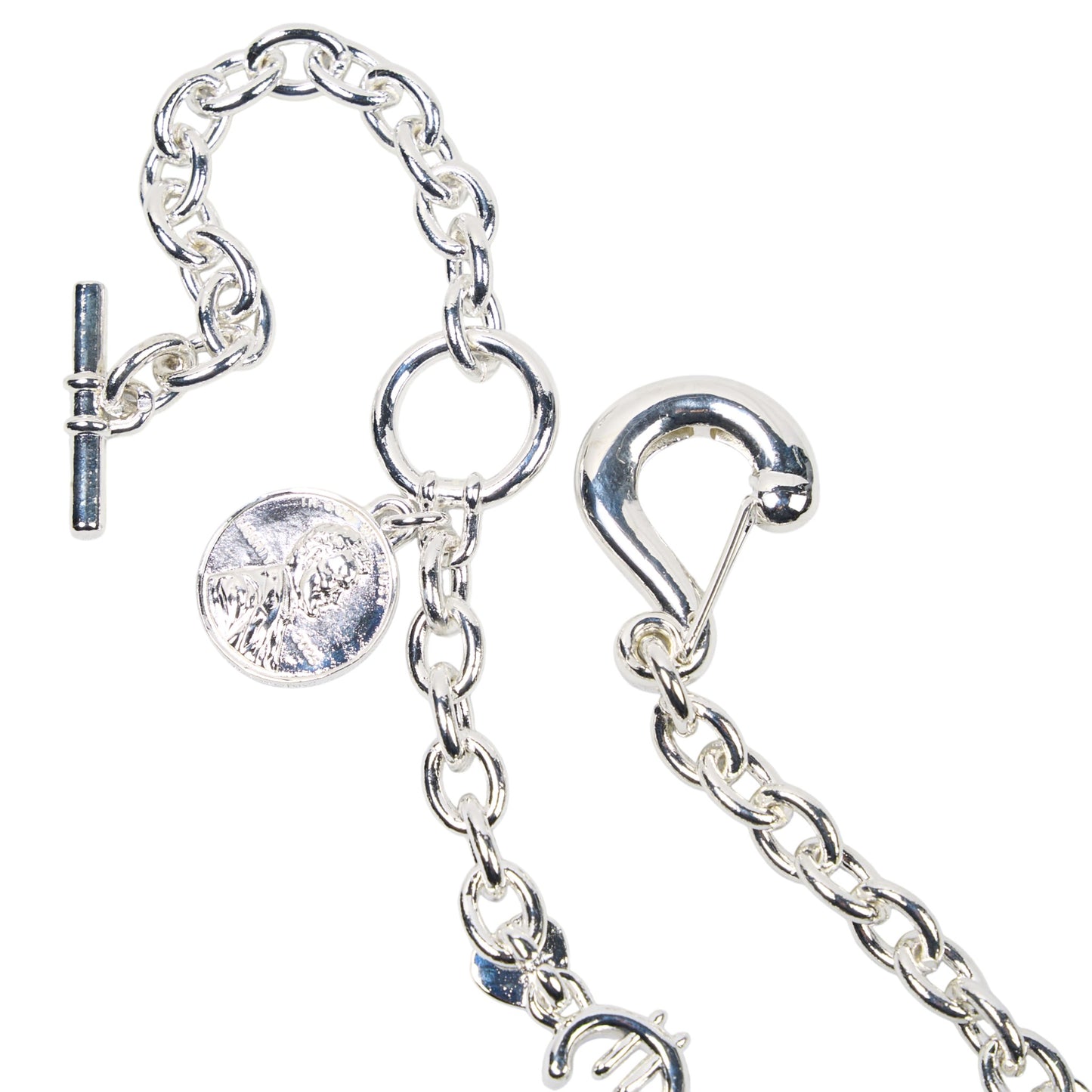 WALLET CHAIN HART-SILVER / SILVER