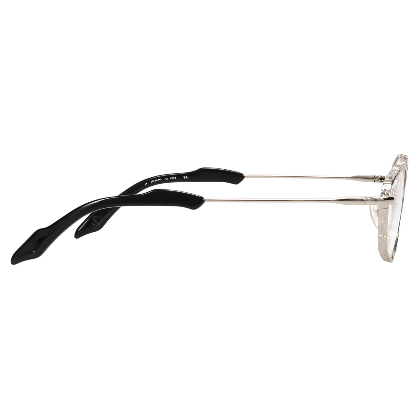 TRI ZABU GLASSES - CLEAR / SILVER