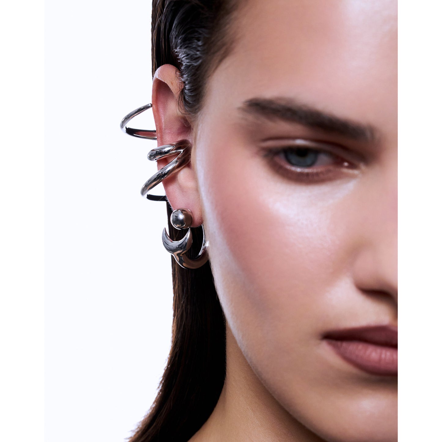 AURORA EAR CUFF / SILVER