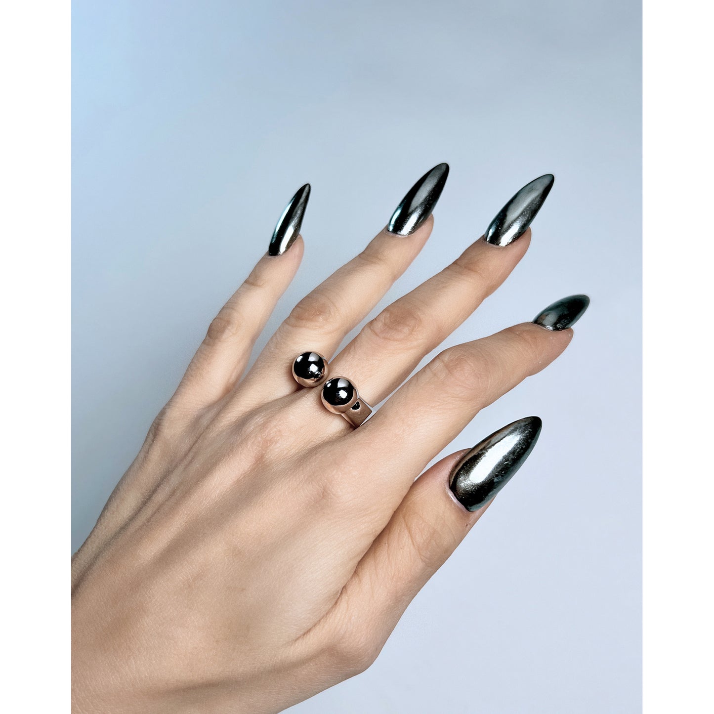 CHUNKY PIERCING RING / SILVER