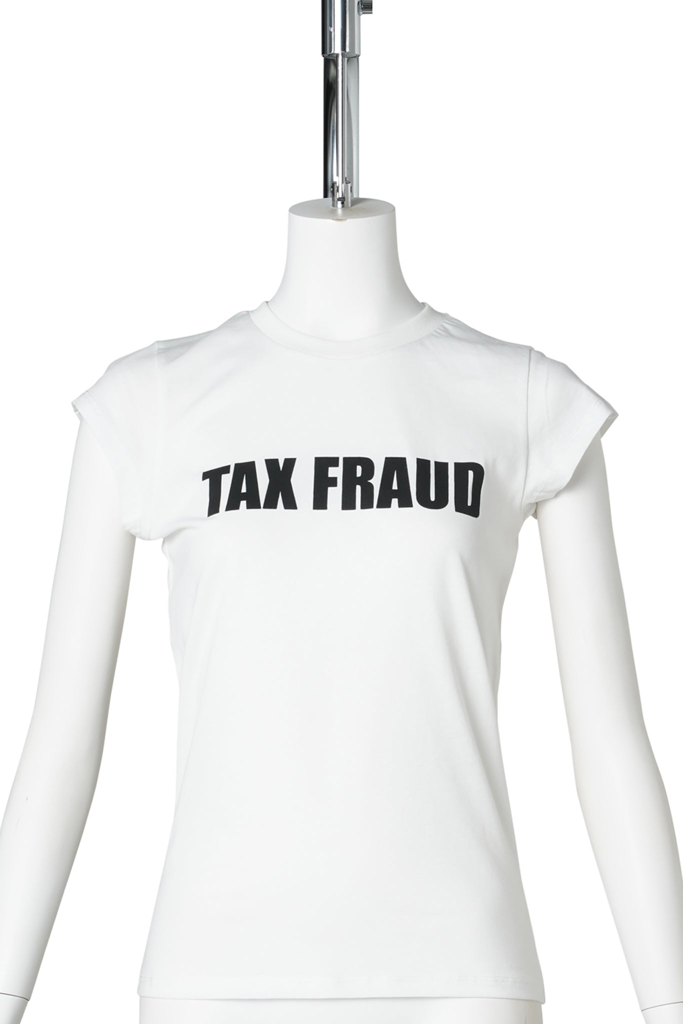 TAX FRAUD BABY TEE / WHITE