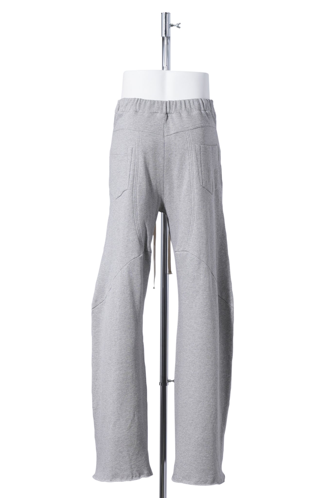 MARL EMBROIDERED JOGGER / GREY/CREAM