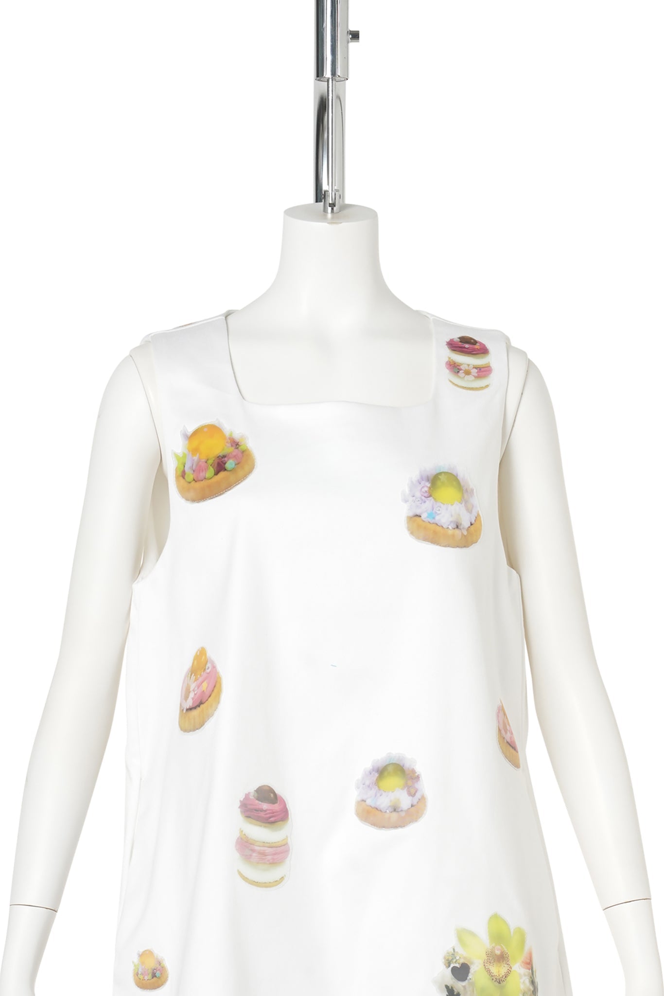QUEREMOS PASTELES PATCHWORK MINI SHIFT DRESS / TARTLET W/ WHITE