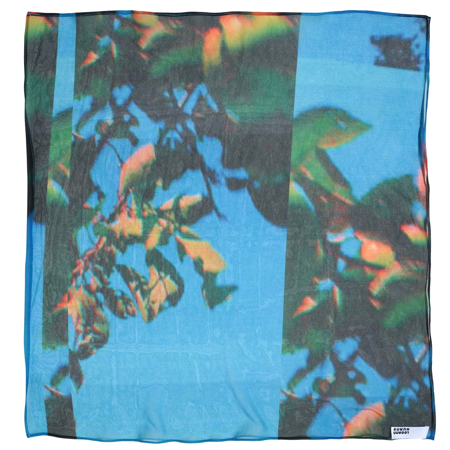LOOP MESH SEMI SHEER BANDANA / RAINBOW STRIPE