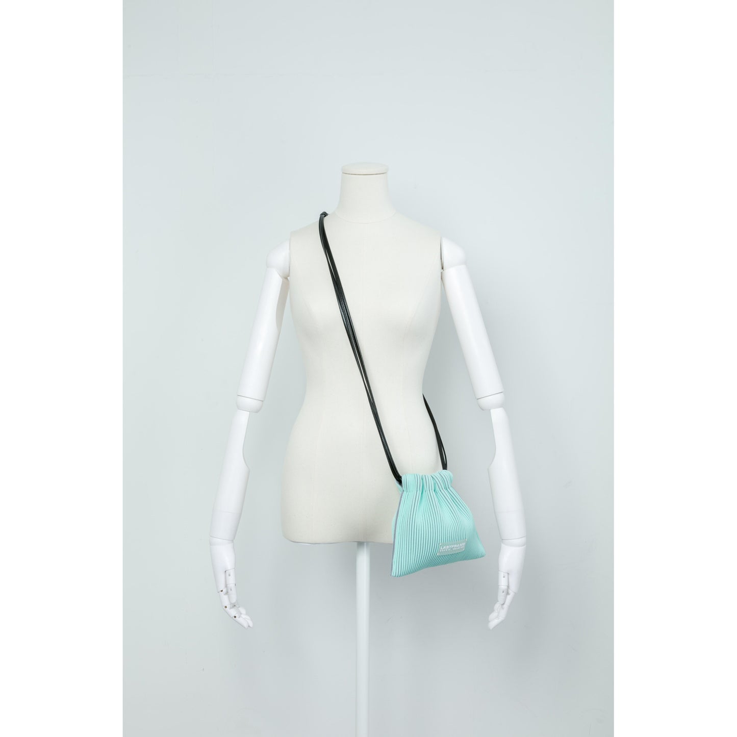 KASANE SACK BAG MINI / MINT GREEN x GRAY
