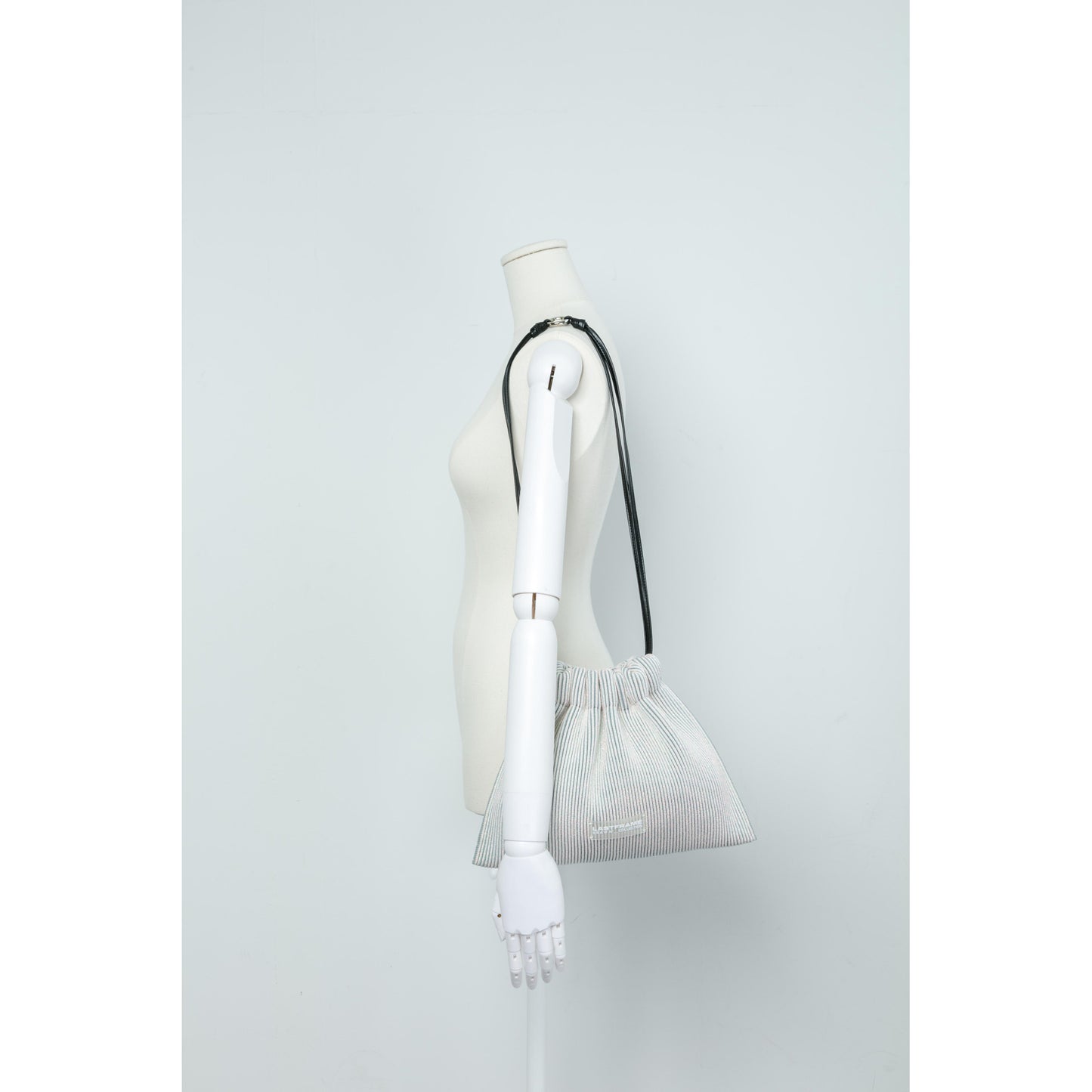 KYOTO METALLIC SACK BAG / HOLOGRAM x GRAY