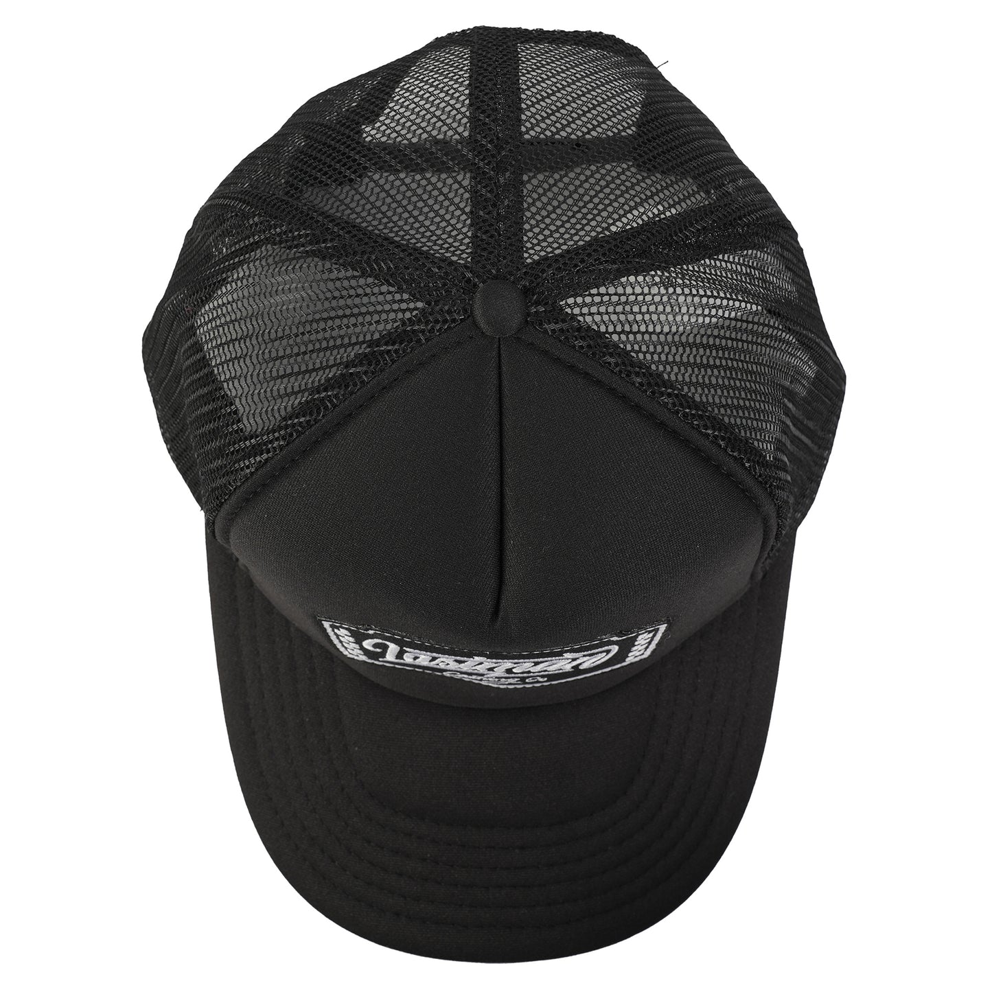 EMBROID TRUCKR CAP(LM CLOTHING) / BLACK x BLACK