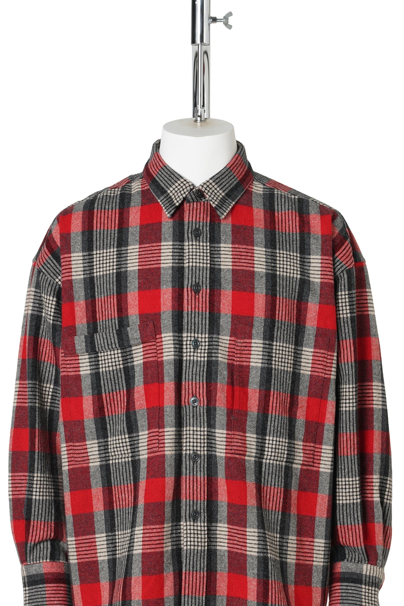 CLASSIC WOOL SHIRT / RED