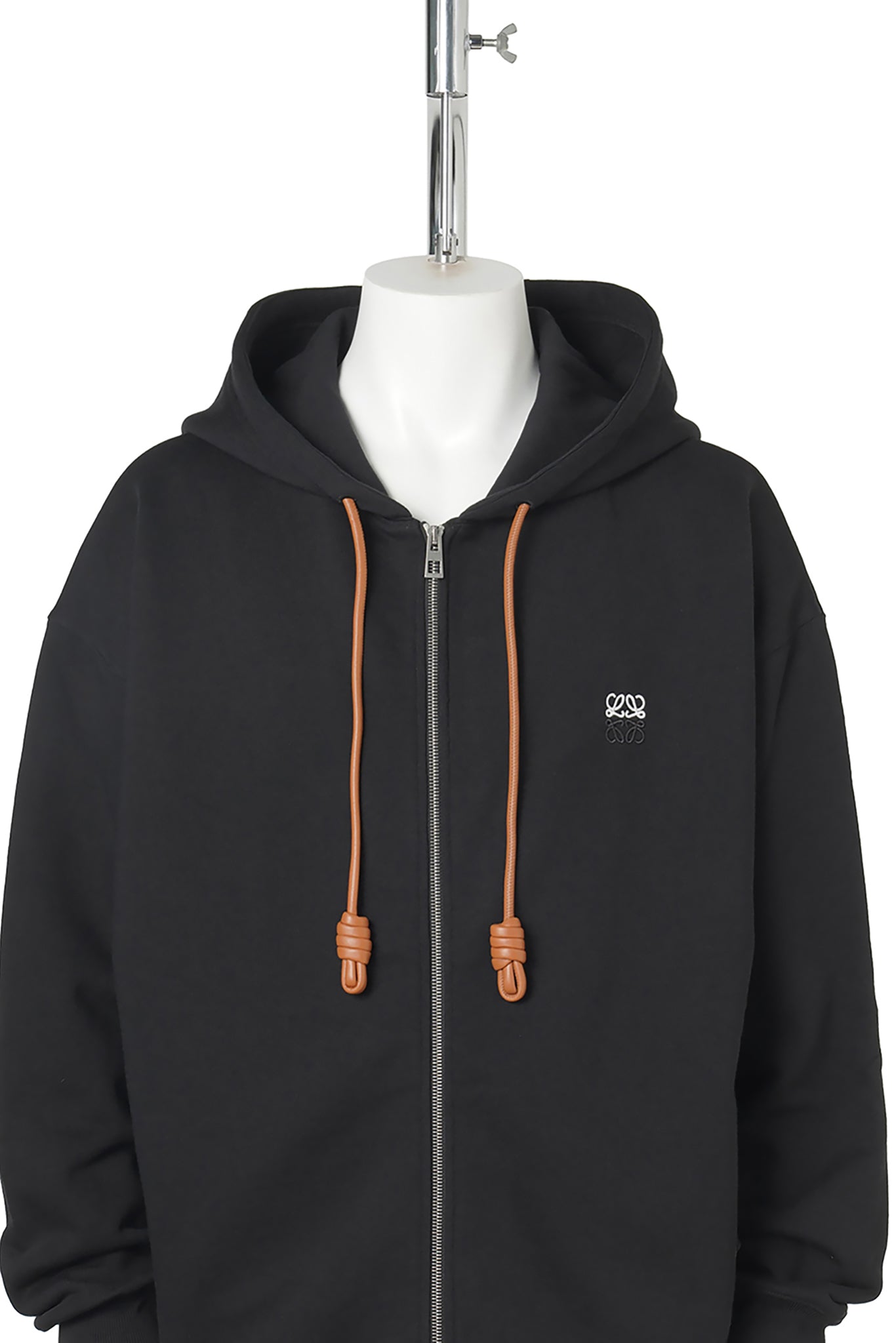 ZIP-UP HOODIE / BLACK