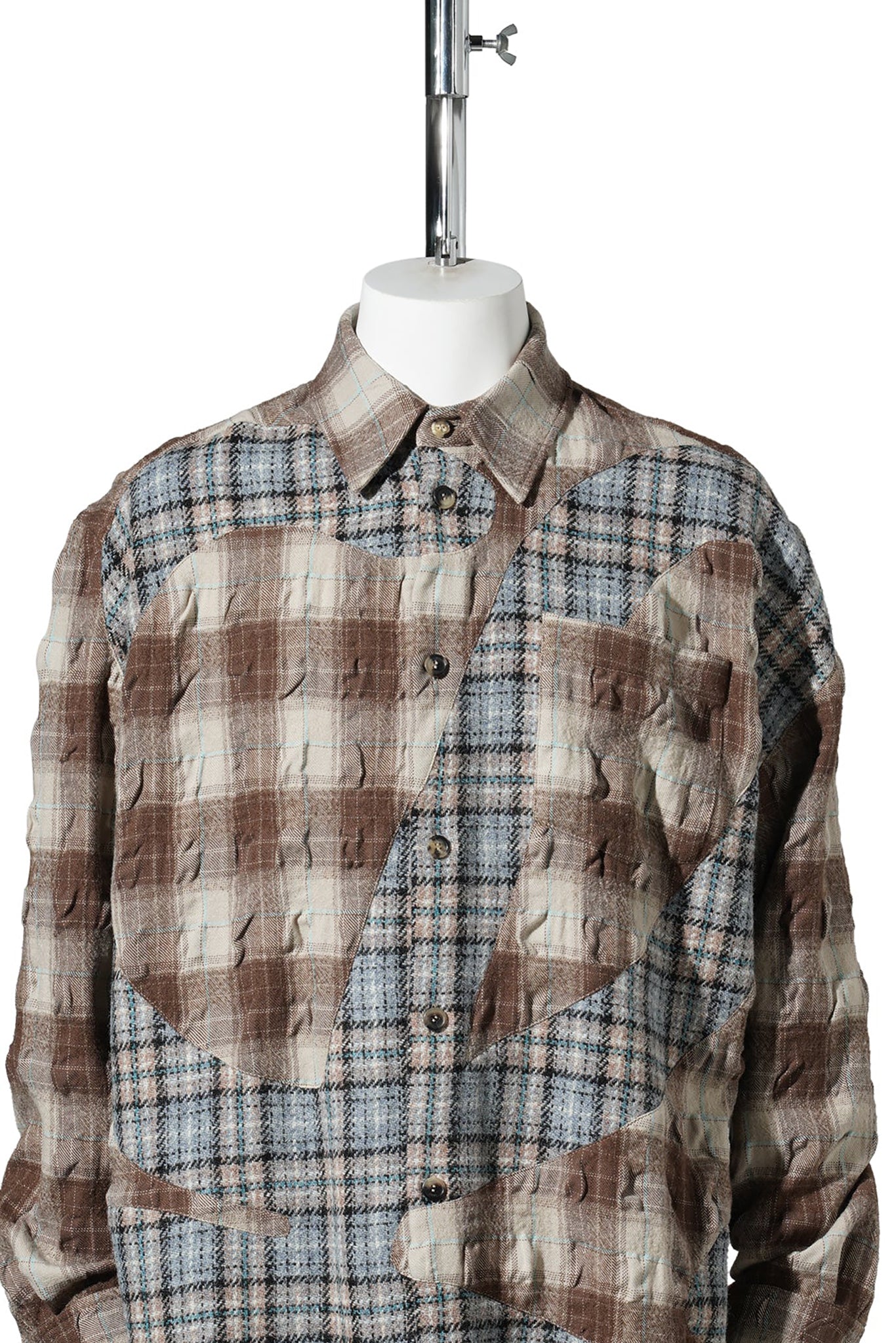 SHIRT / BROWN/GREY