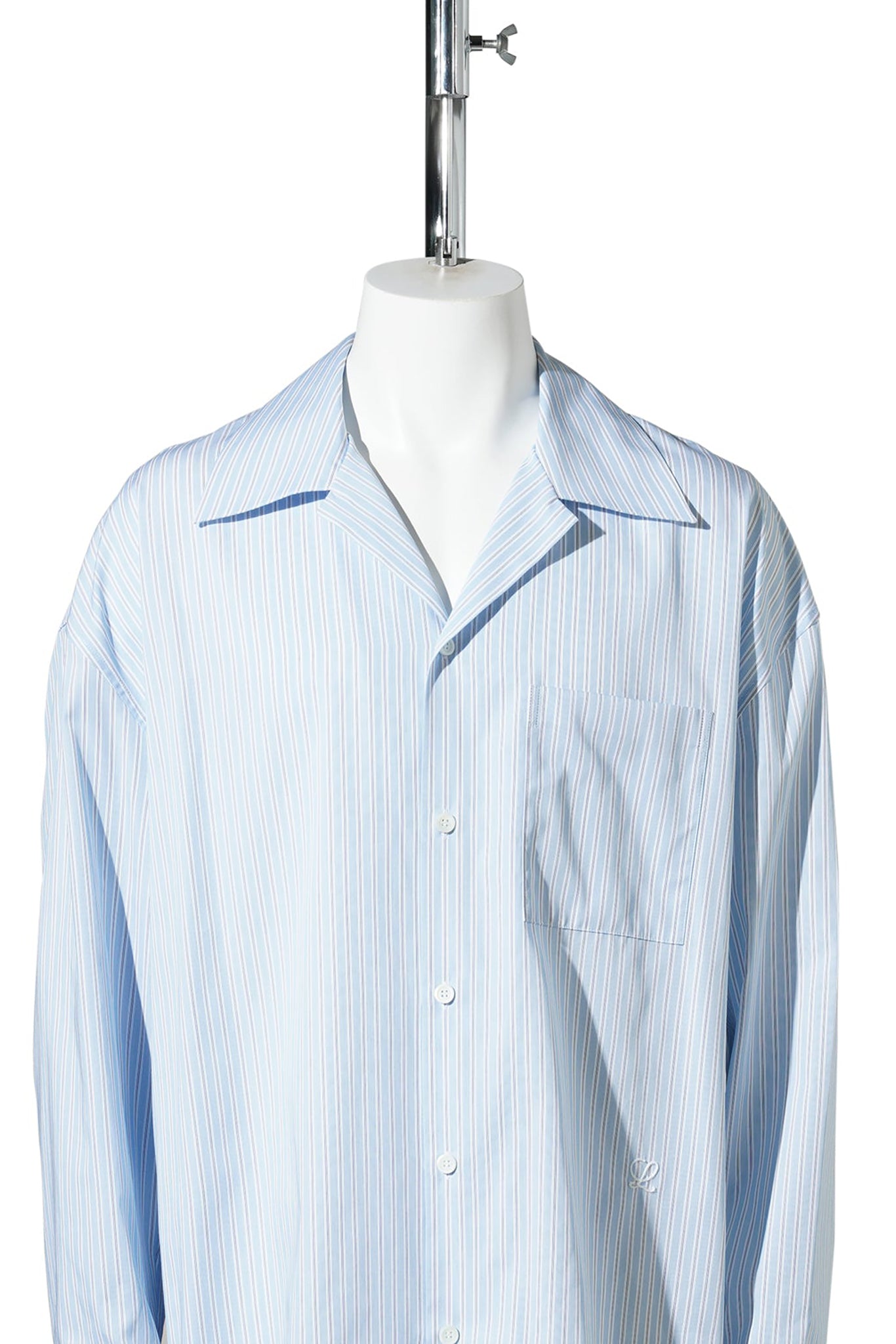 SHIRT / WHITE/NAVY