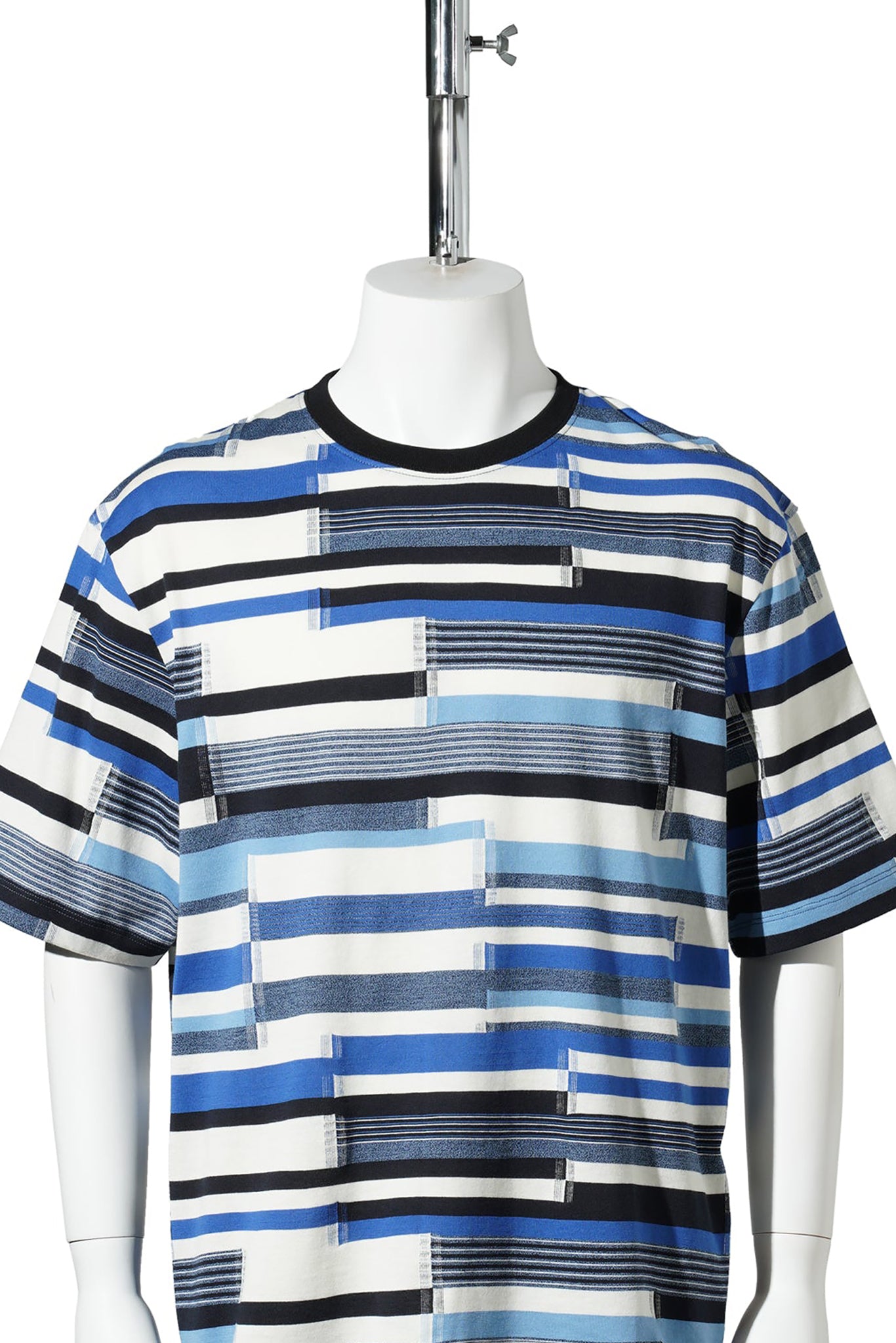 LOOSE FIT T-SHIRT / NAVY/ECRU