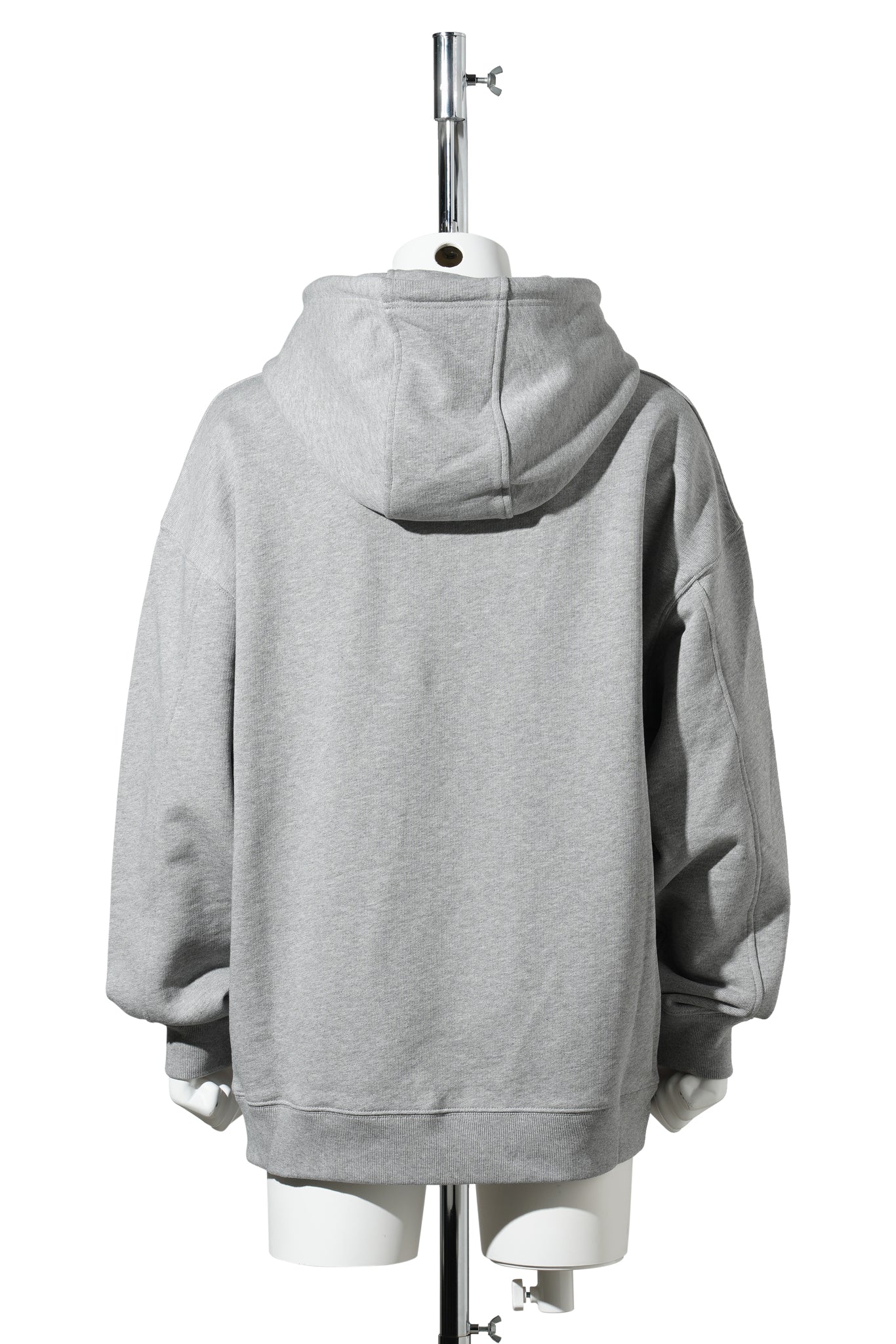 RELAXED FIT HOODIE / GREY MELANGE