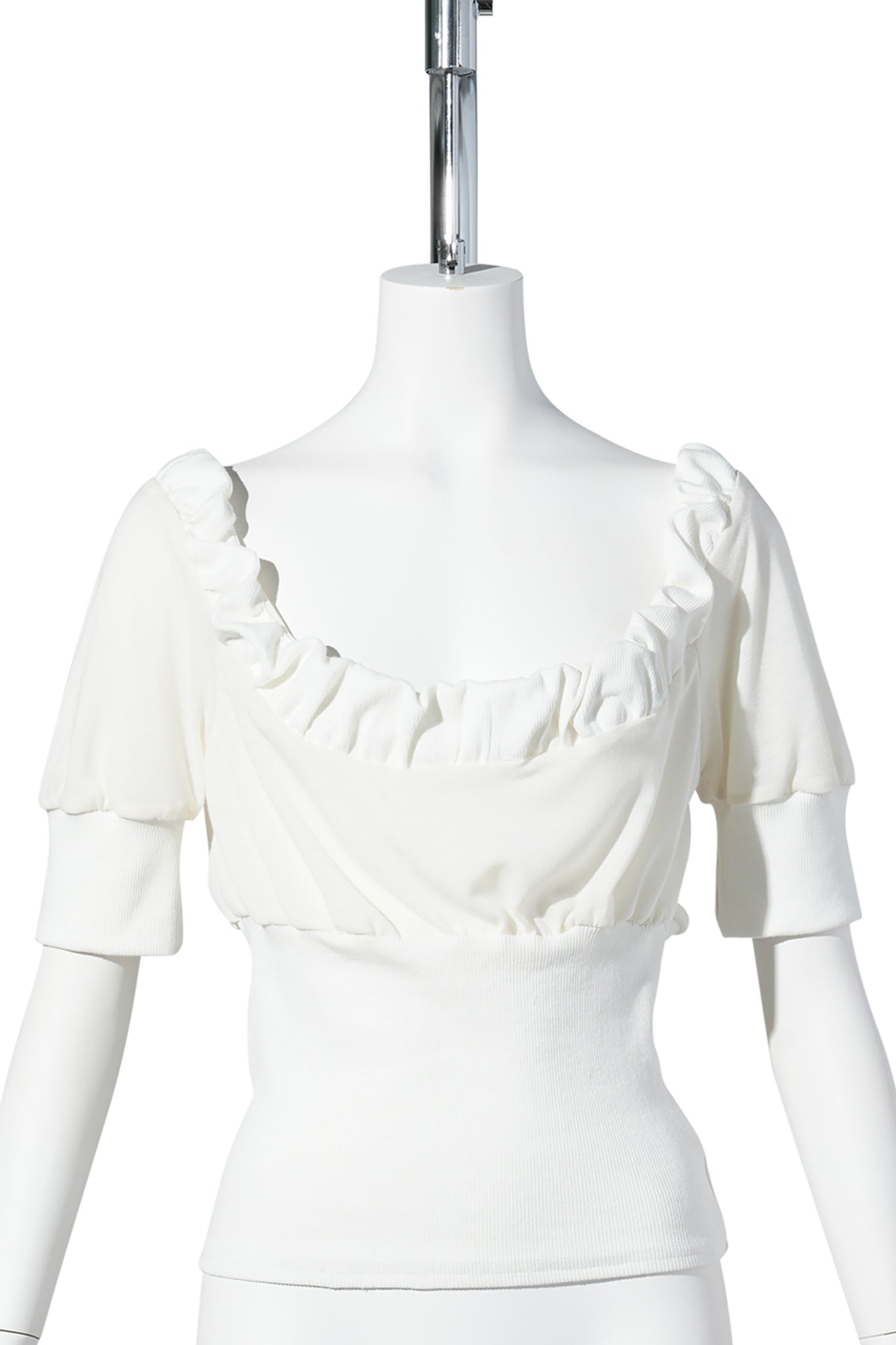 LILY RIB TOP / IVORY
