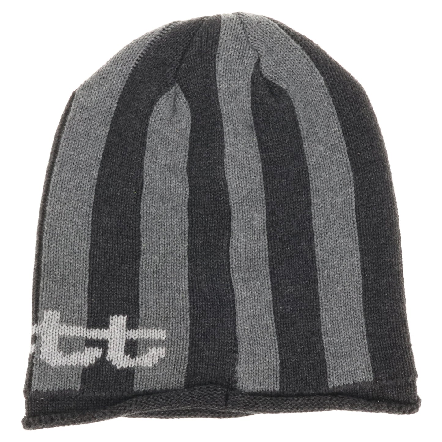 KNIT STRIPE BEANIE / GRAY STRIPE