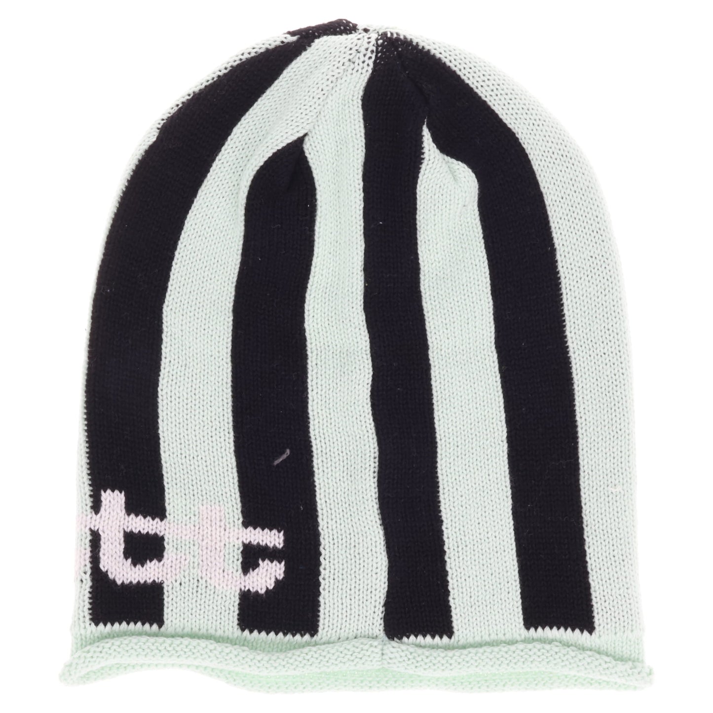 KNIT STRIPE BEANIE / MINT STRIPE