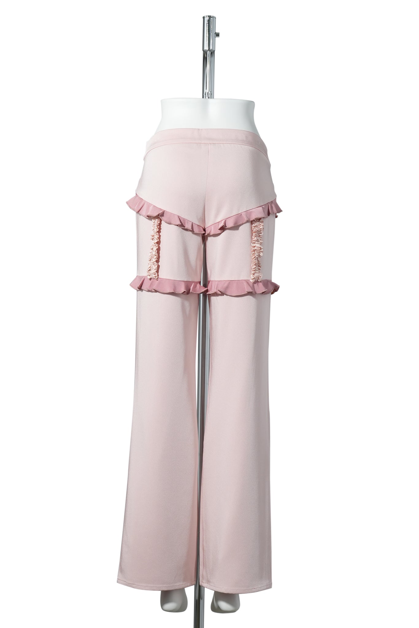 GARTER TROUSER / BABY PINK