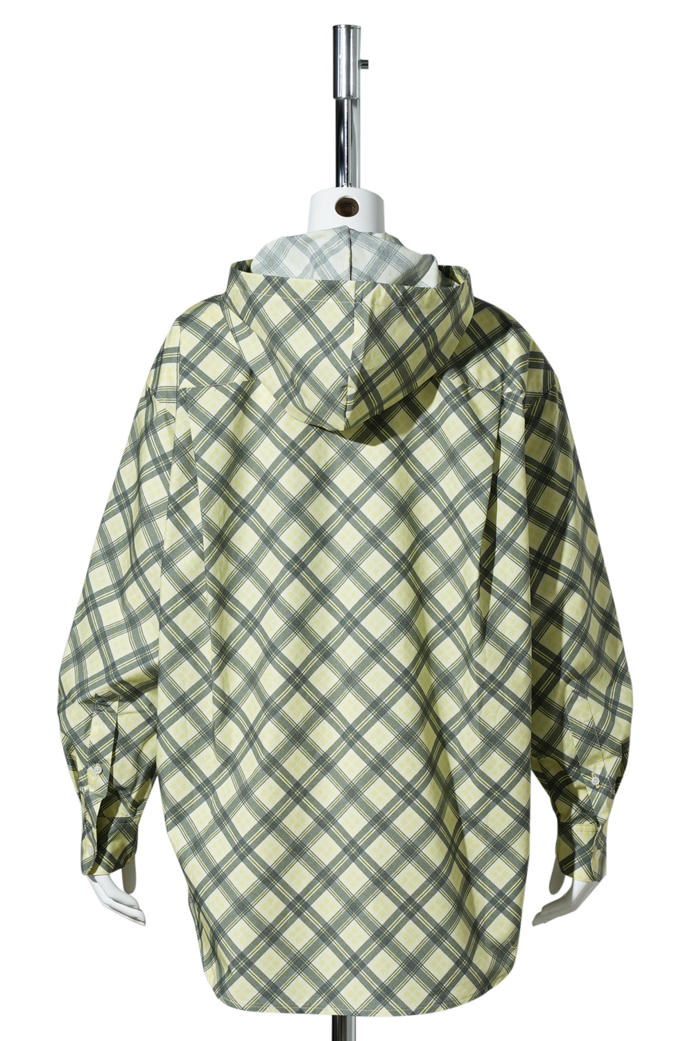 CLASSIC SHIRT W/HOOD / TARTAN YELLOW