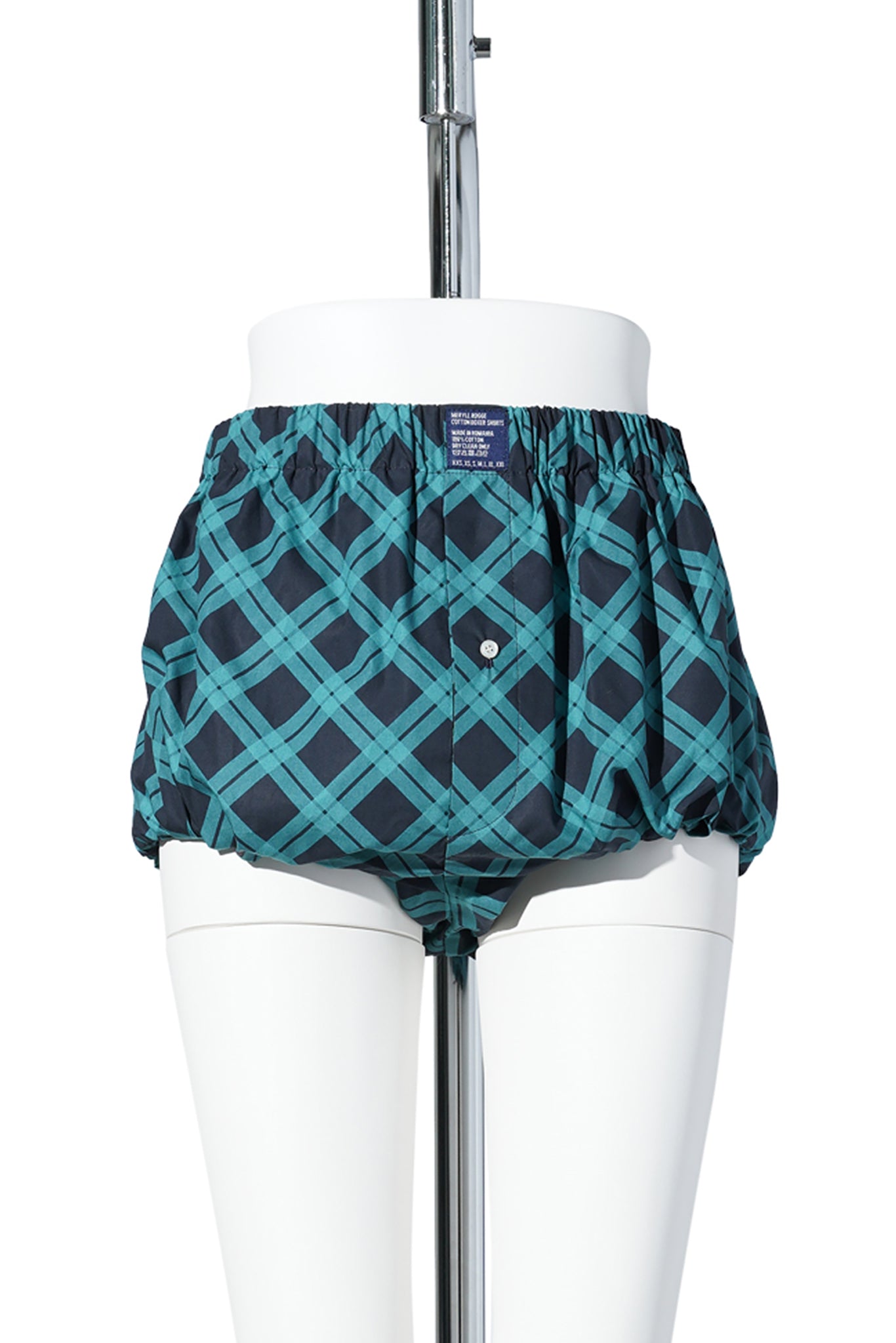 HIGH WAIST BOXER BLOOMER / TURQUOISE