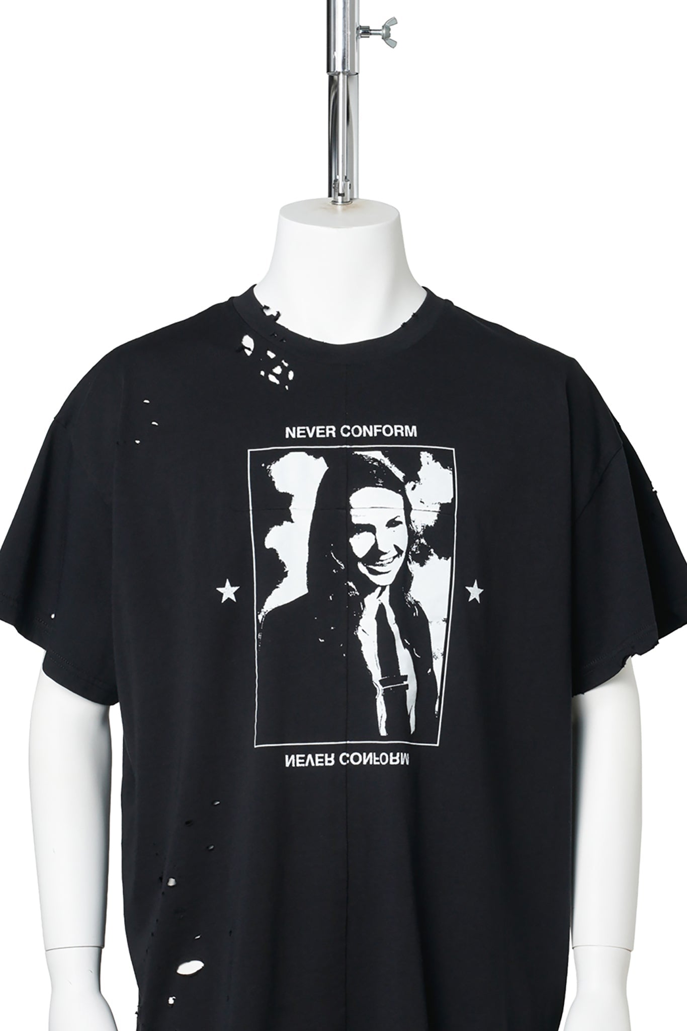 UNISEX HANNAH TEE KNIT / BLACK