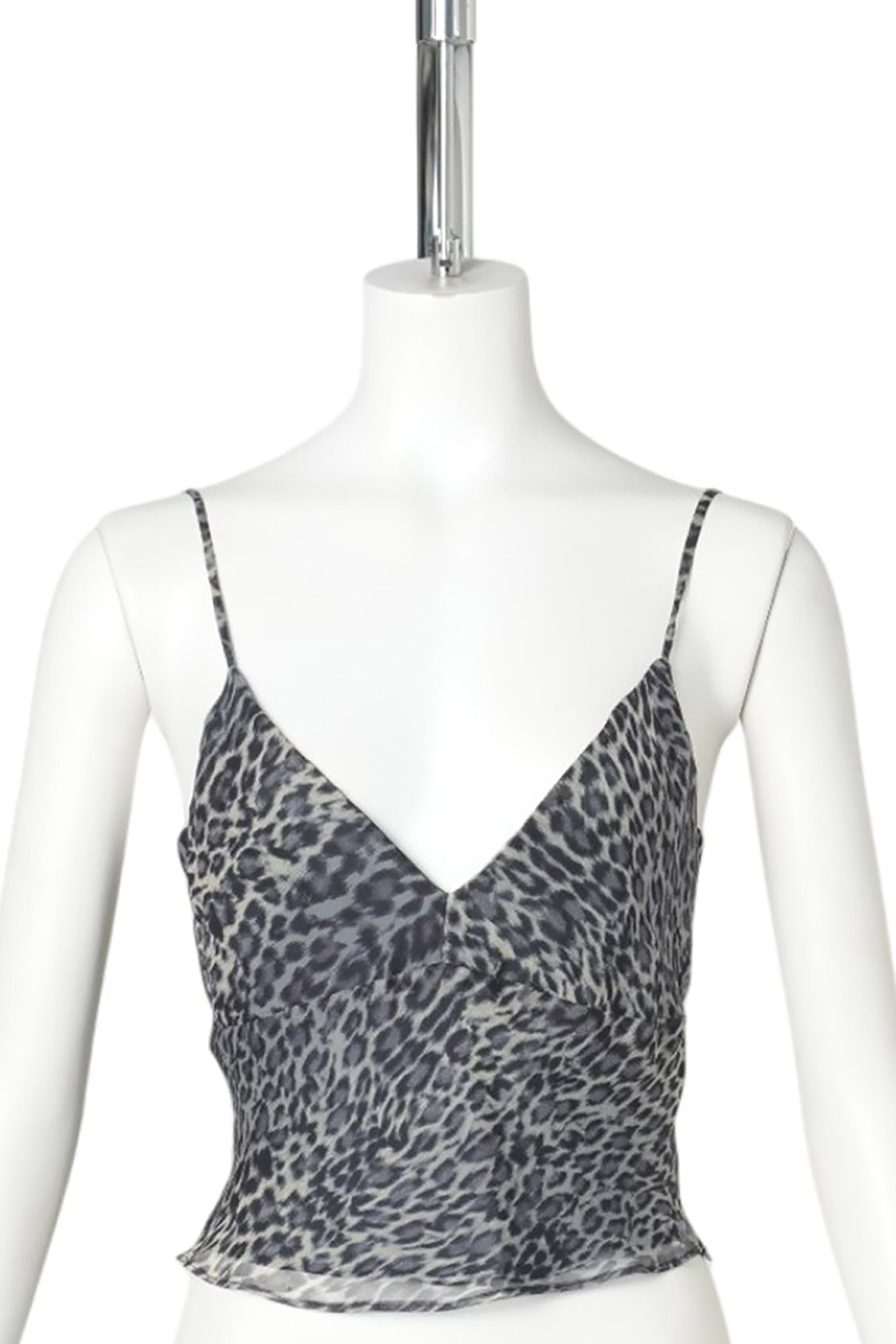 FIFI CAMISOLE / GREY LEOPARD