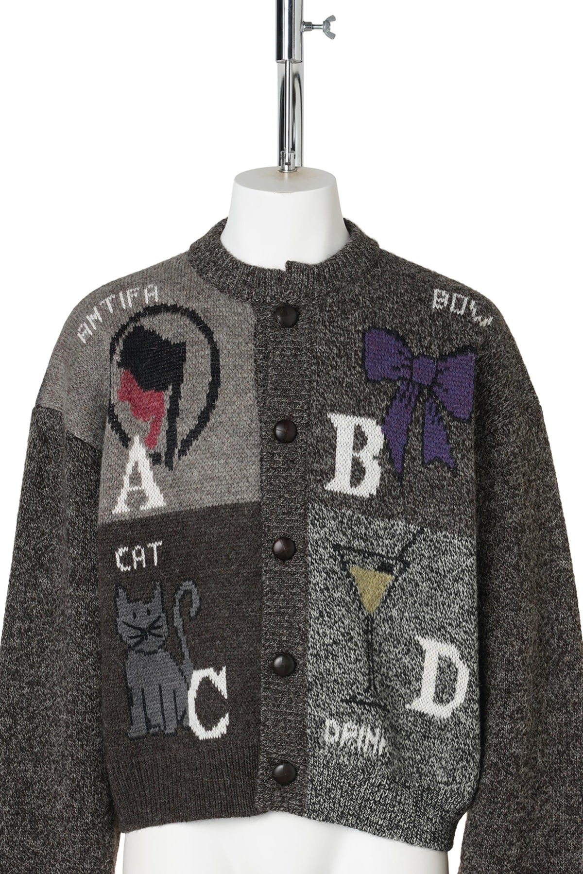 ABCD CARDIGAN / DARKMIX