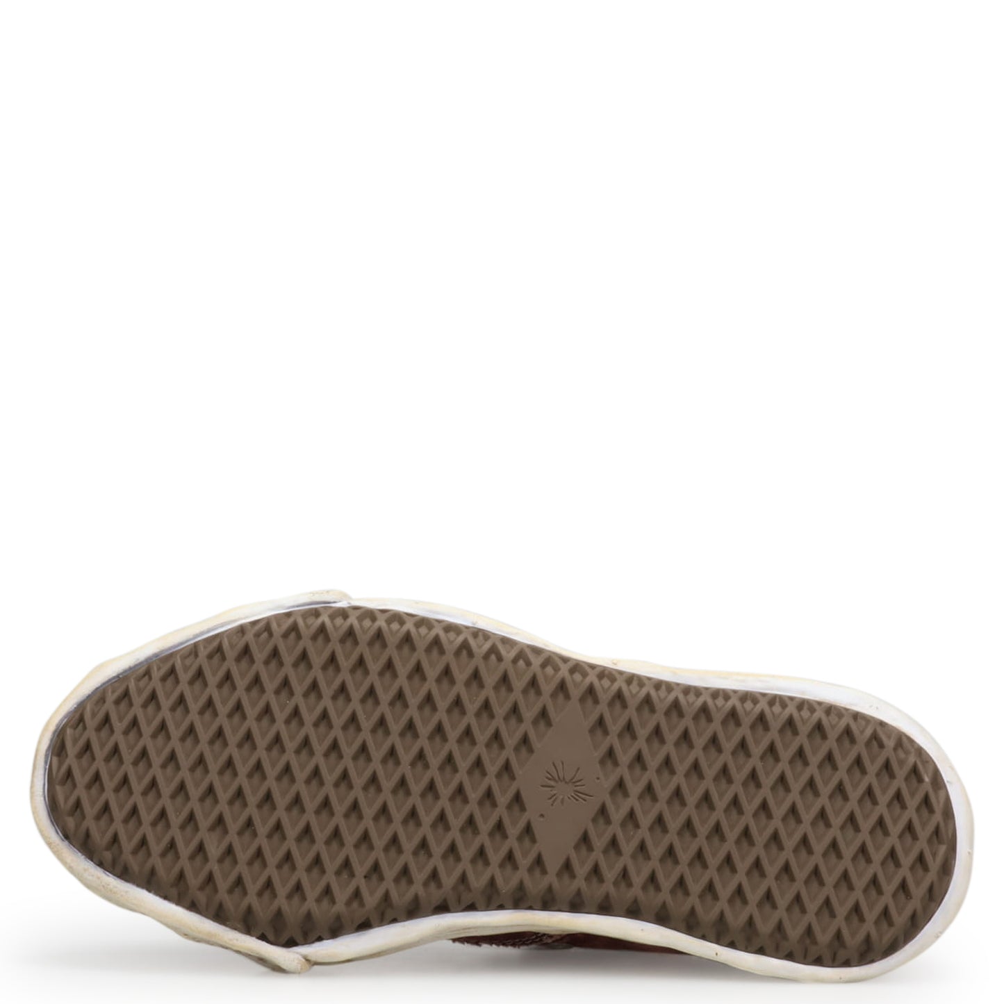 HANK BLEACHING AND WASHING TEXTILE LOW-TOP SNEAKER / 048:BORDEAUX