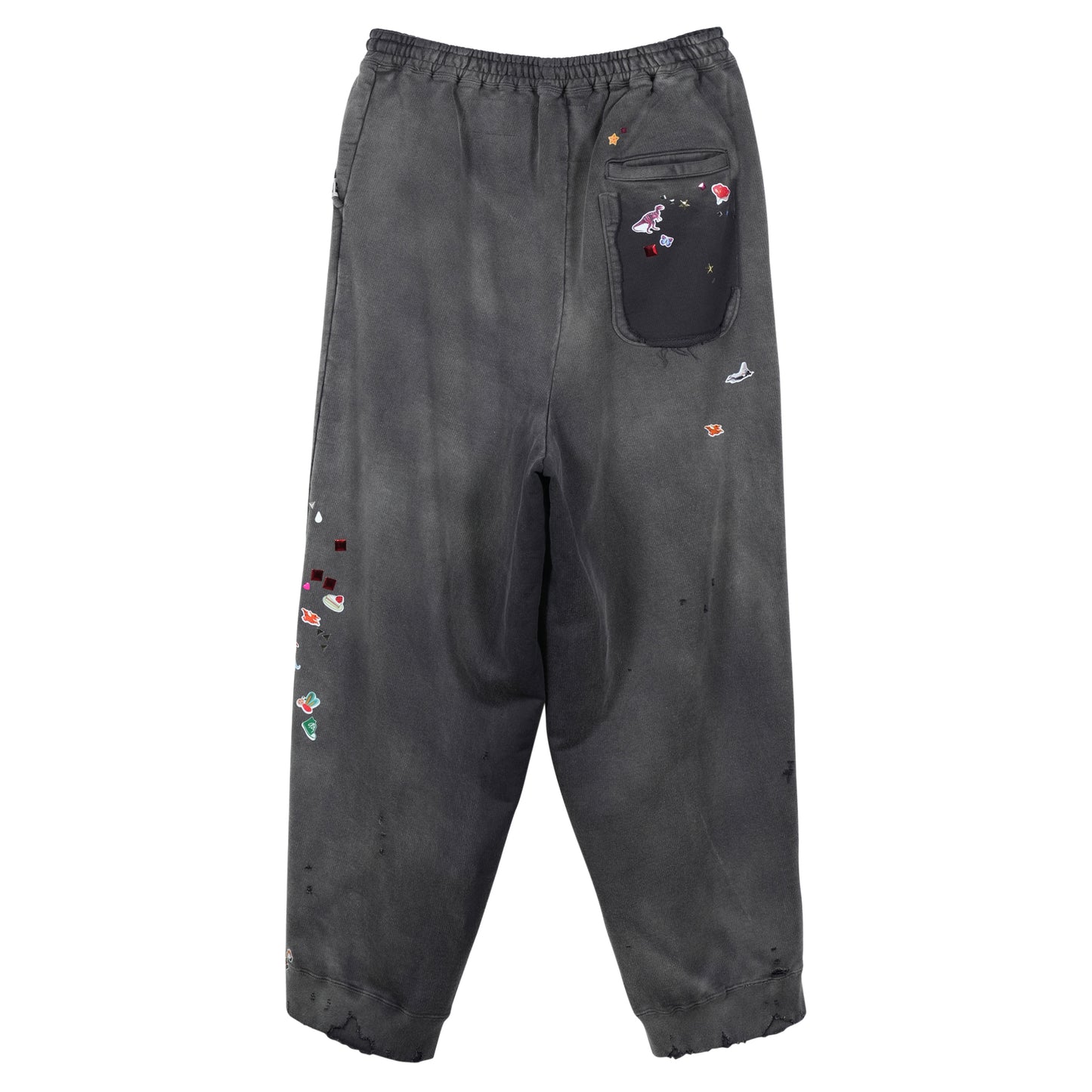 "GR8 EXCLUSIVE" SUN FADED PANTS / BLACK