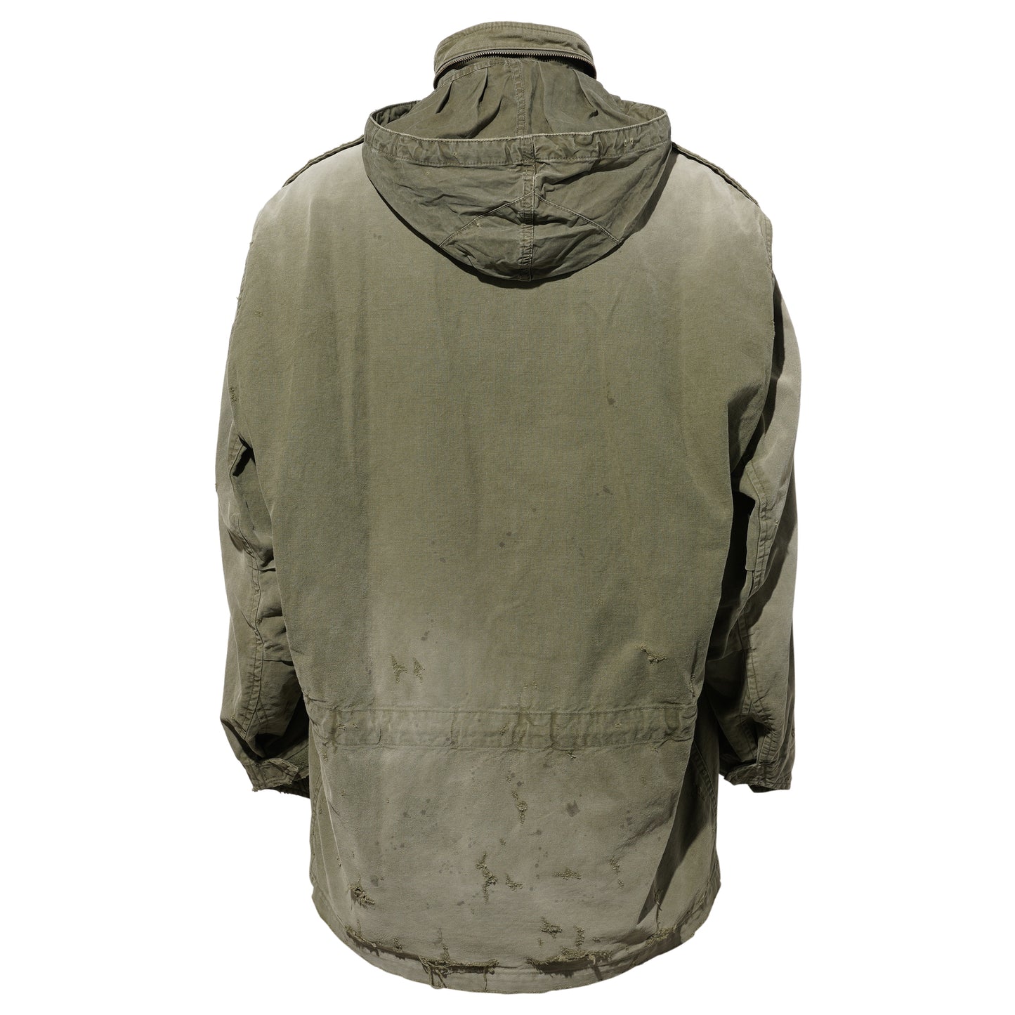 DISTRESSED M-65 JACKET / KHAKI