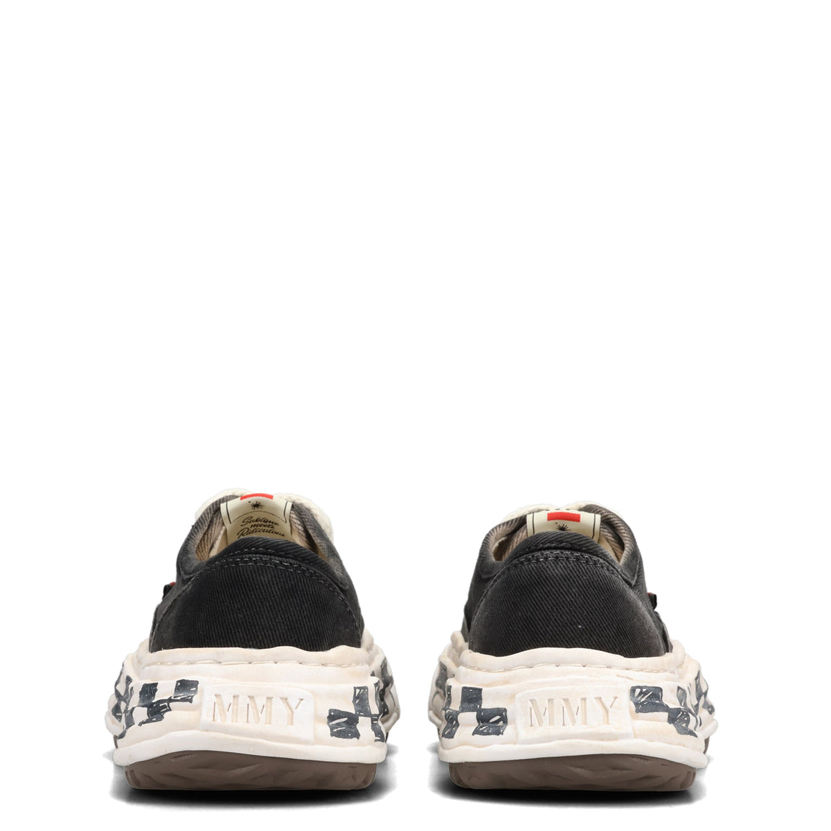 BAKER26 GRAFFITI SOLE LOW-TOP SNEAKERS / 018:BLACK