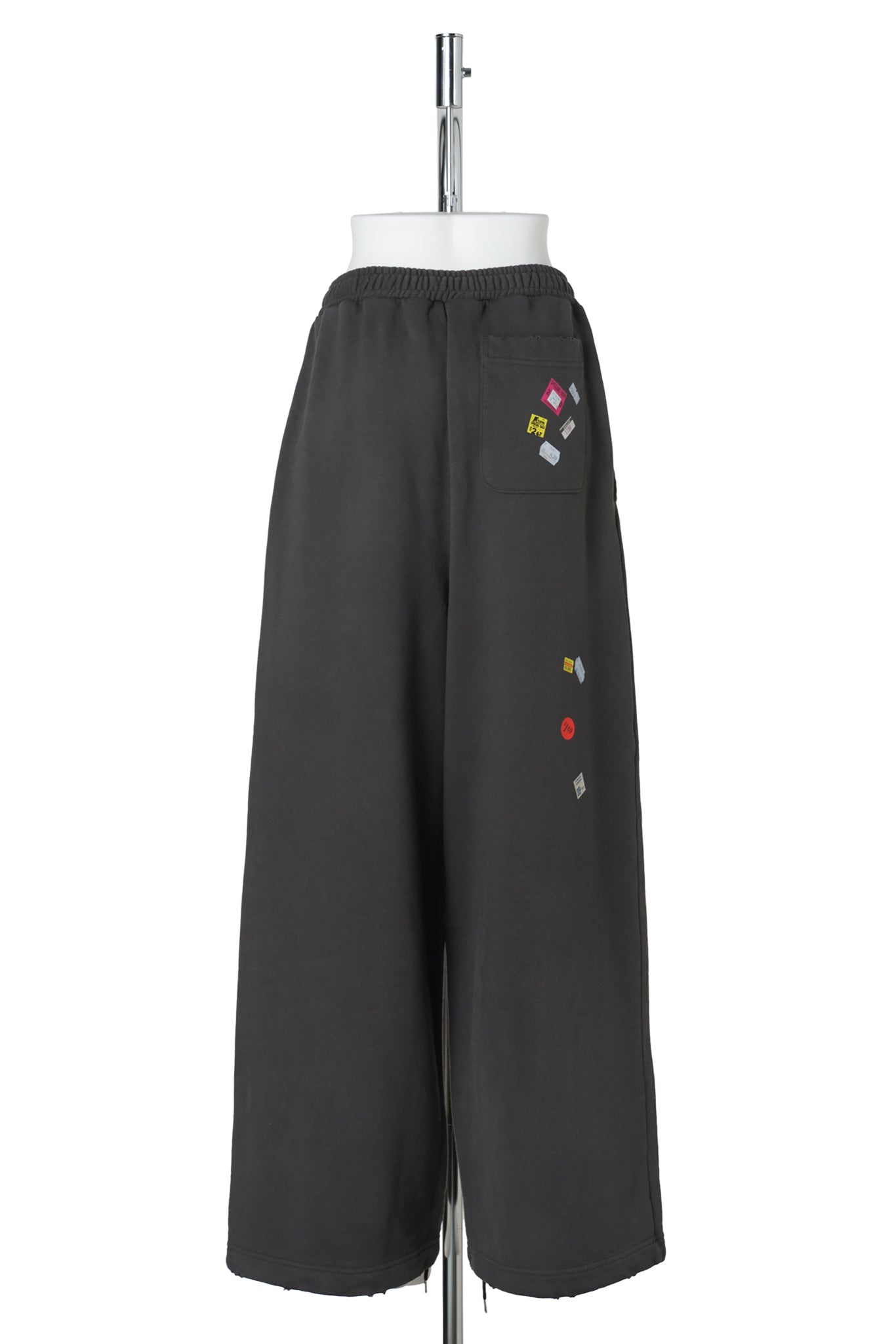 PRICE STICKER PANTS / BLACK