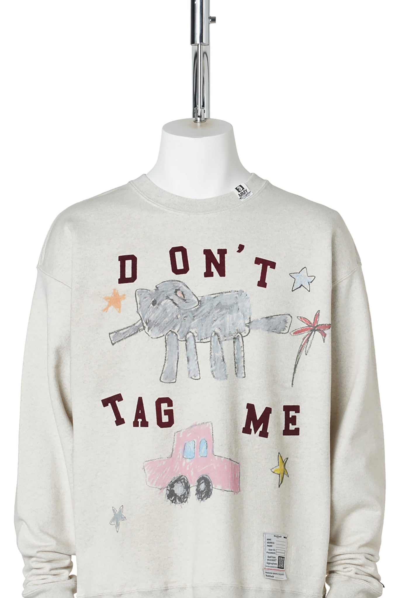 KIDS DOODLE SWEAT PULLOVER / WHITE