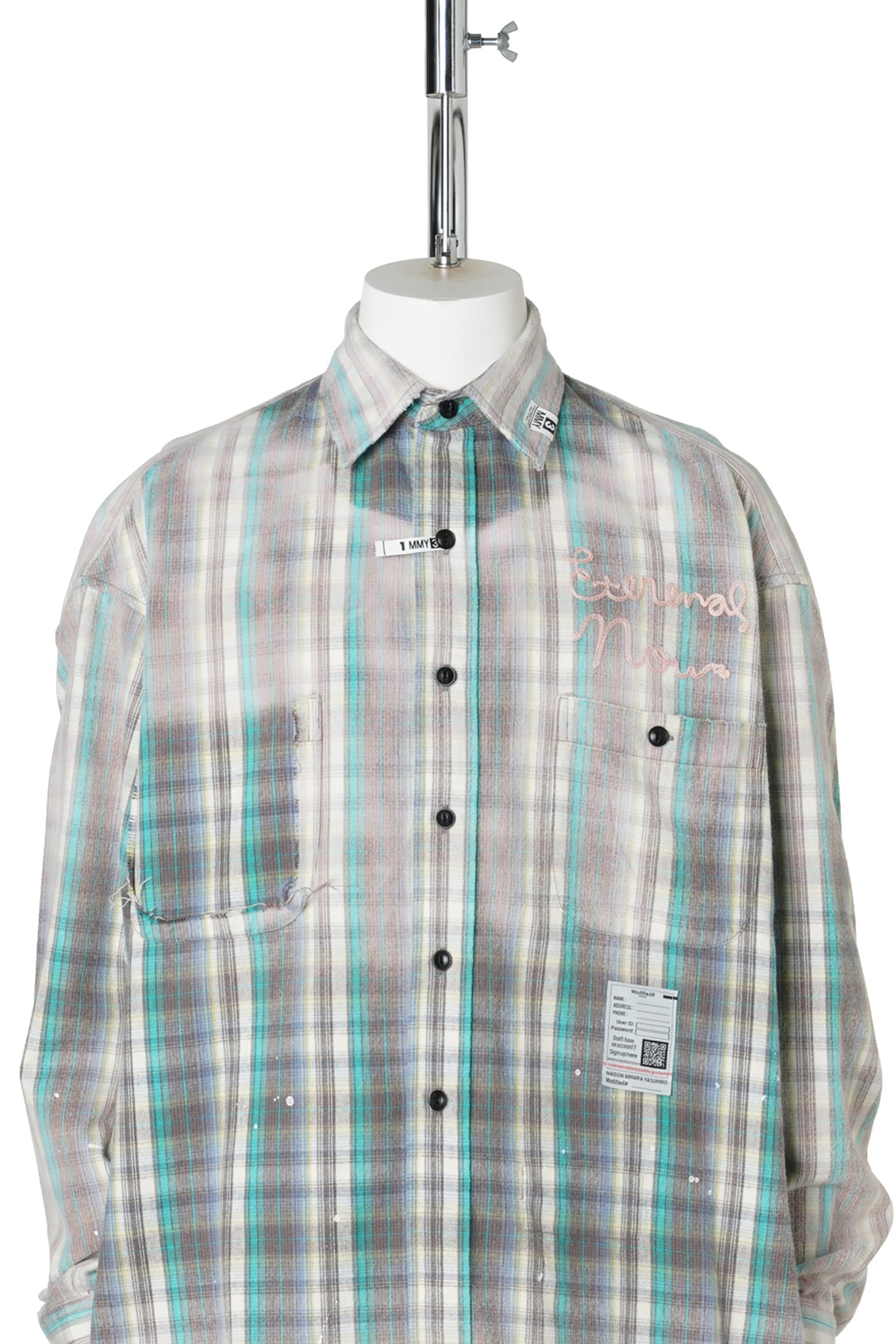 VINTAGE LIKE CHECK L/S SHIRTS / GREEN