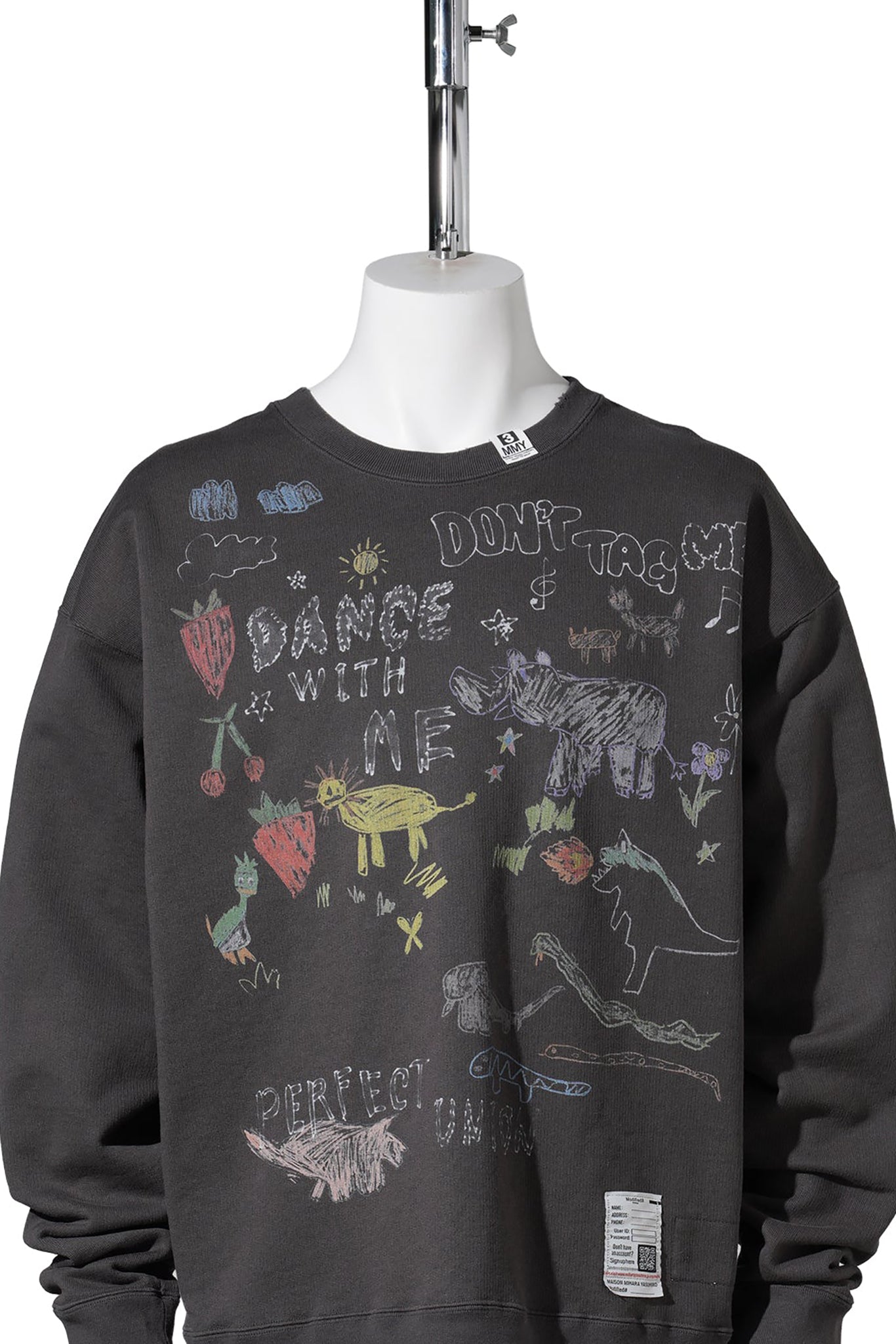 KIDS DOODLE PULLOVER /BLACK