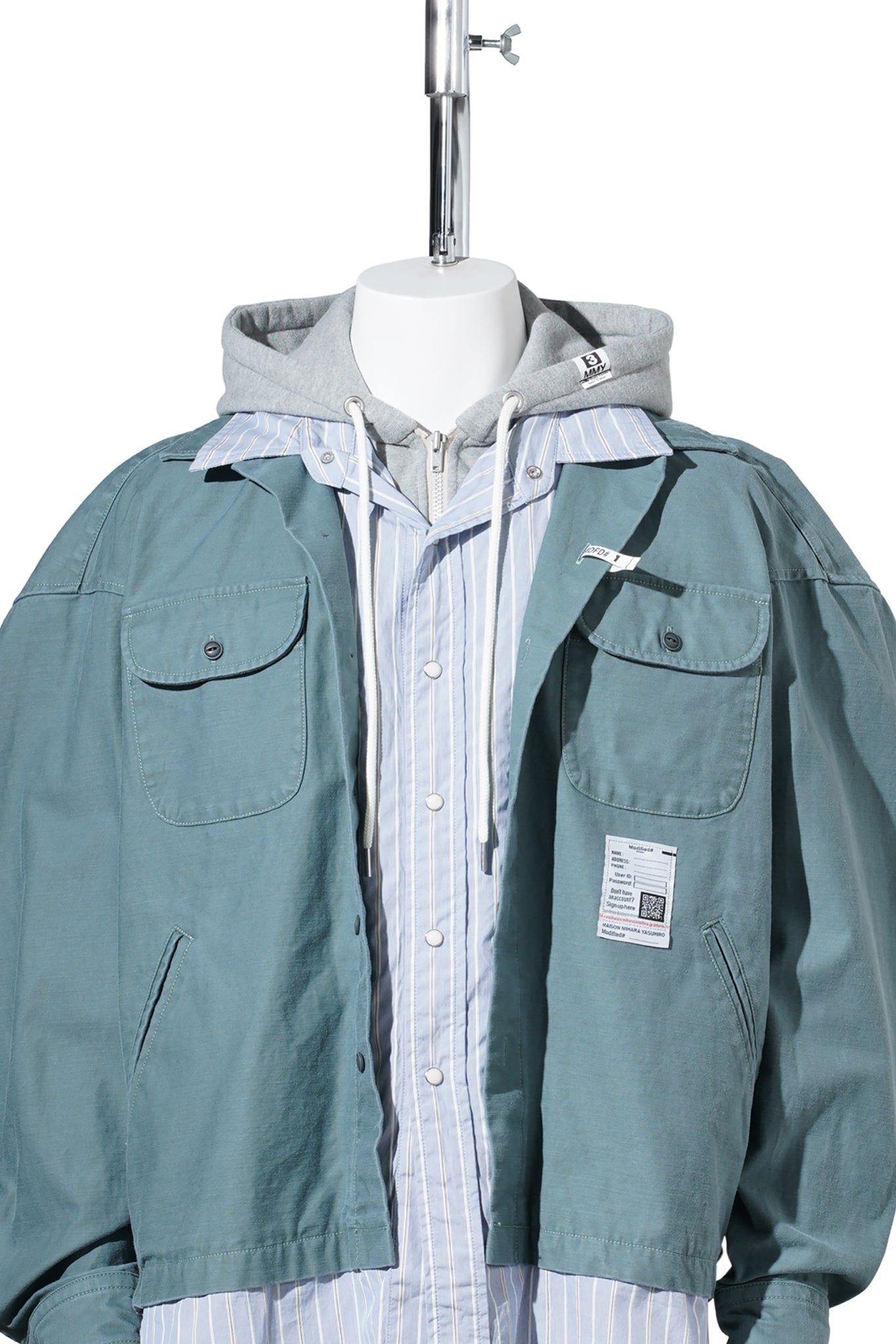 TRIPLE LAYERED L/S SHIRTS / GREEN