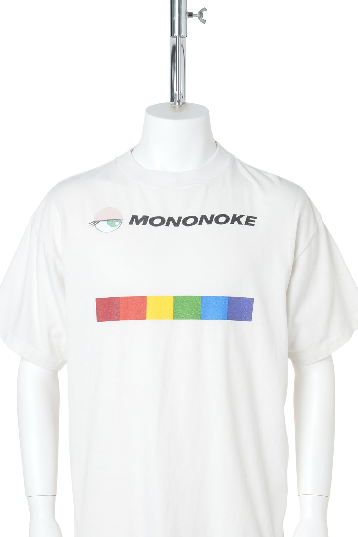 SS T-SHIRT/MONONOKE RAINBOW / WHT